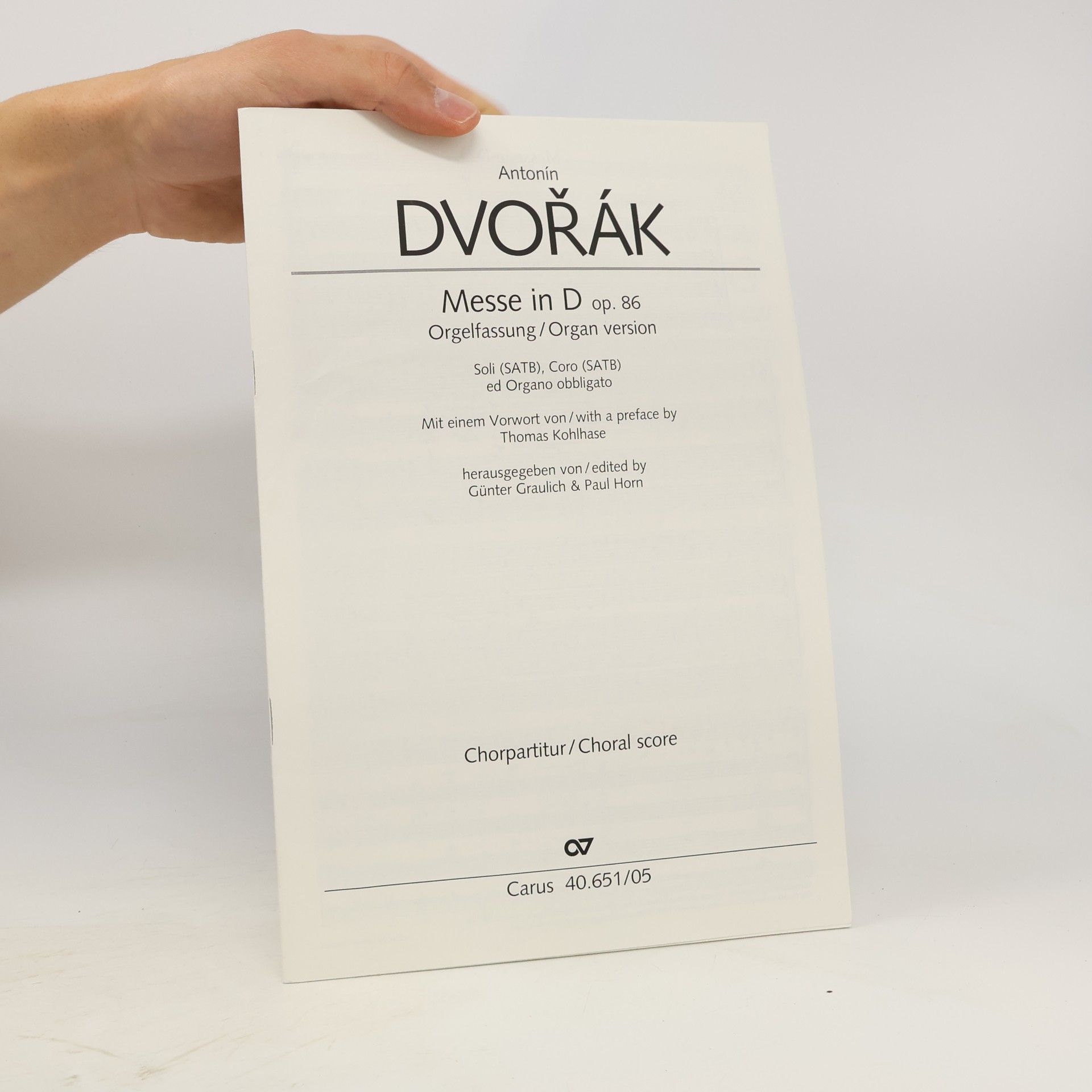 Dvorák: Messe in D (op. 86)