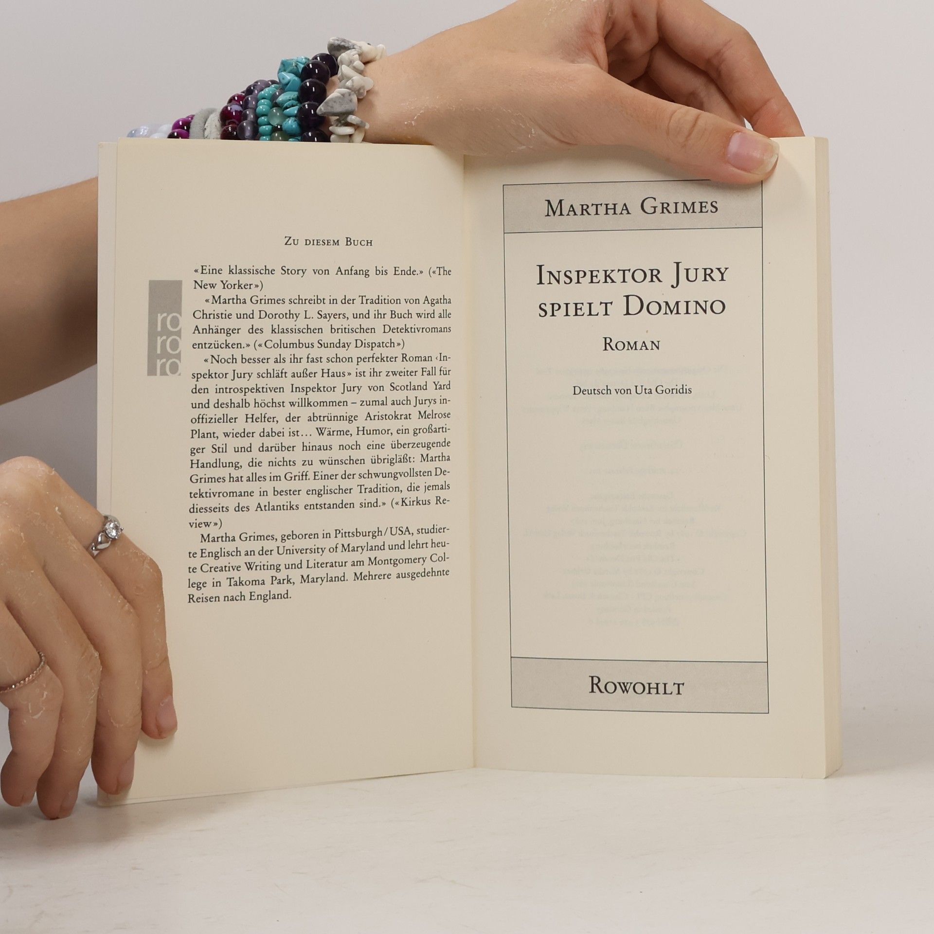 Martha Grimes Inspektor Jury spielt Domino