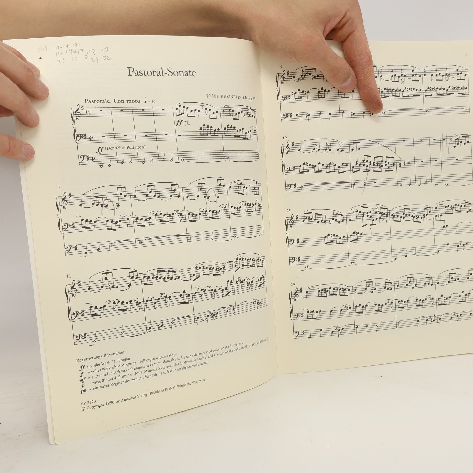Josef Gabriel Rheinberger Rheinberger 3. Orgelsonate G-dur op. 88
