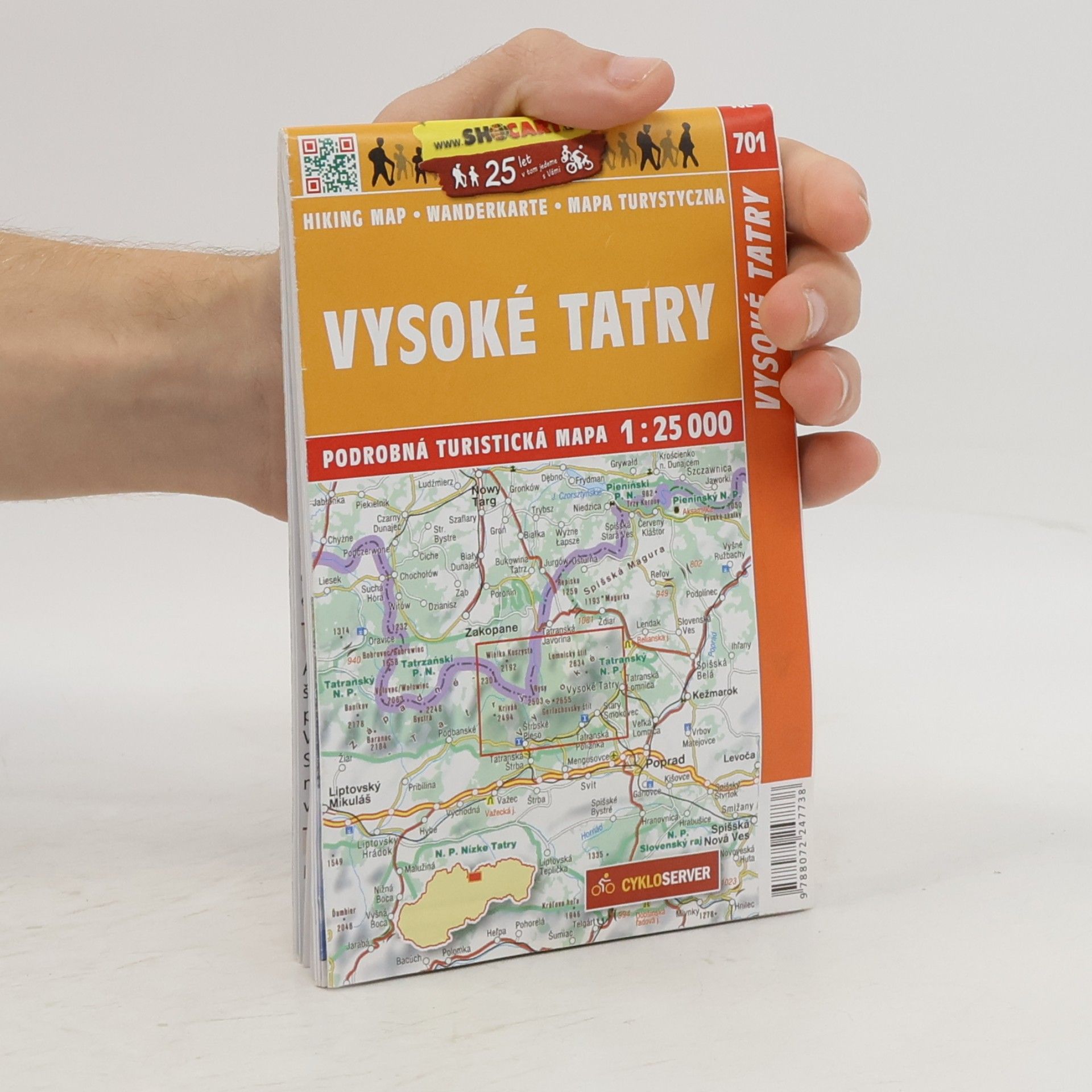 Kolektiv autorů SC 701 Vysoké Tatry 1:25 000