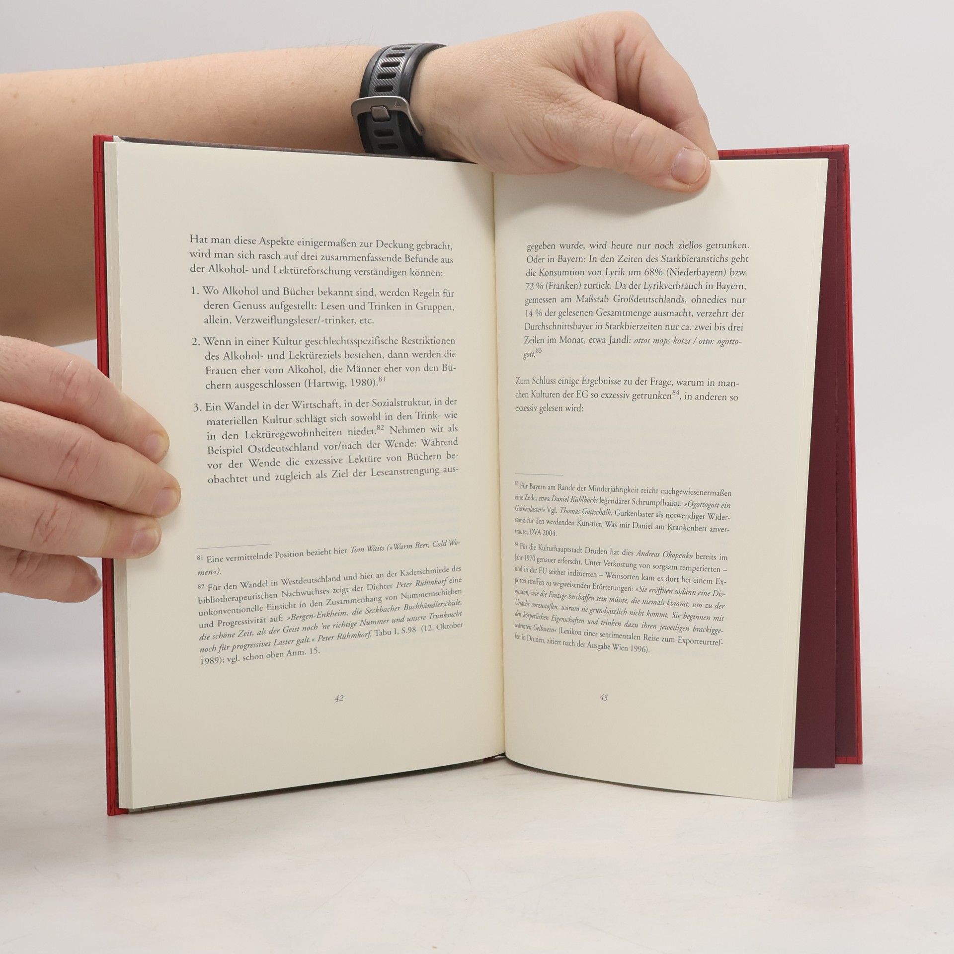 Michael Krüger Literatur und Alkohol