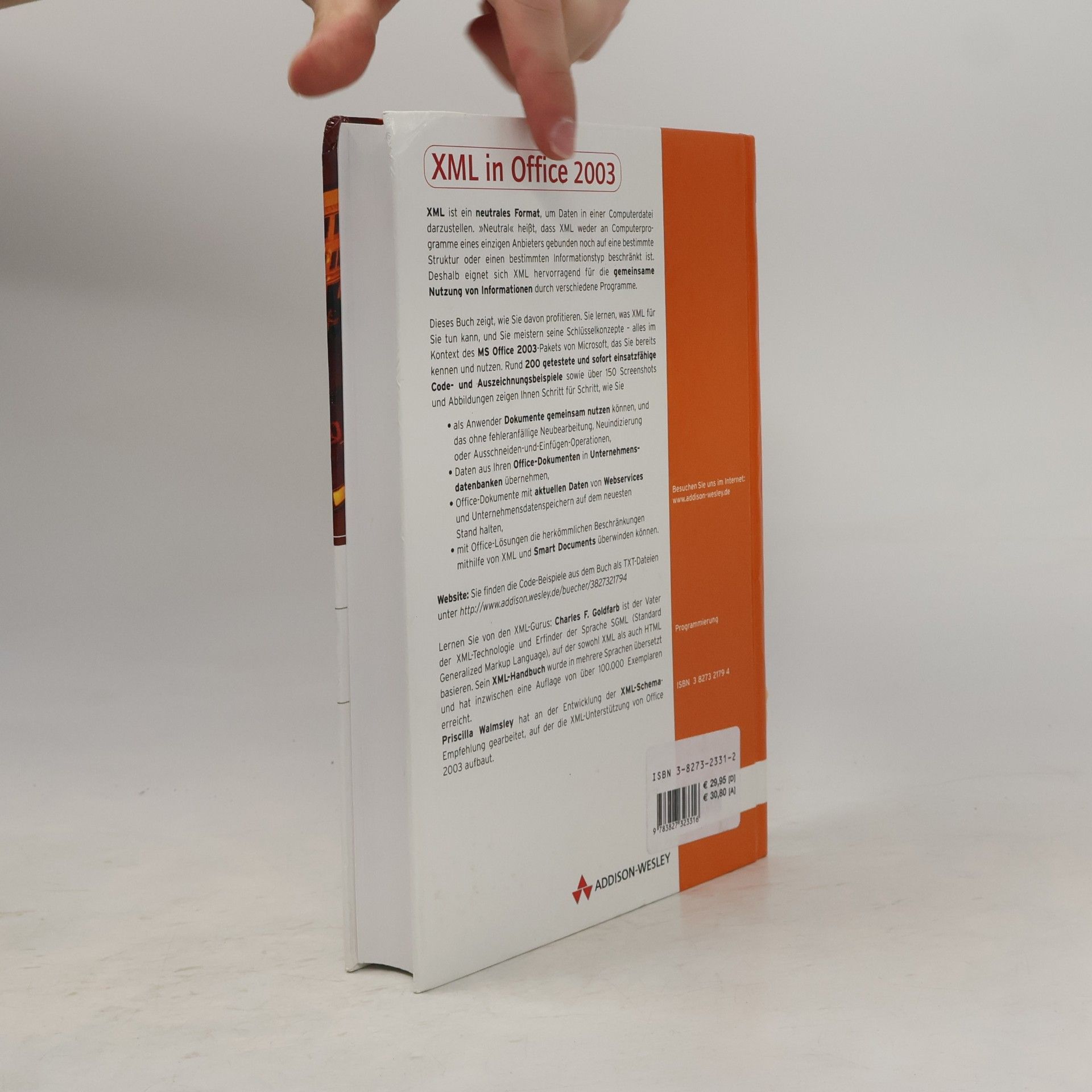 James F. Goldfarb Sonstige Bücher AW: XML in Office 2003