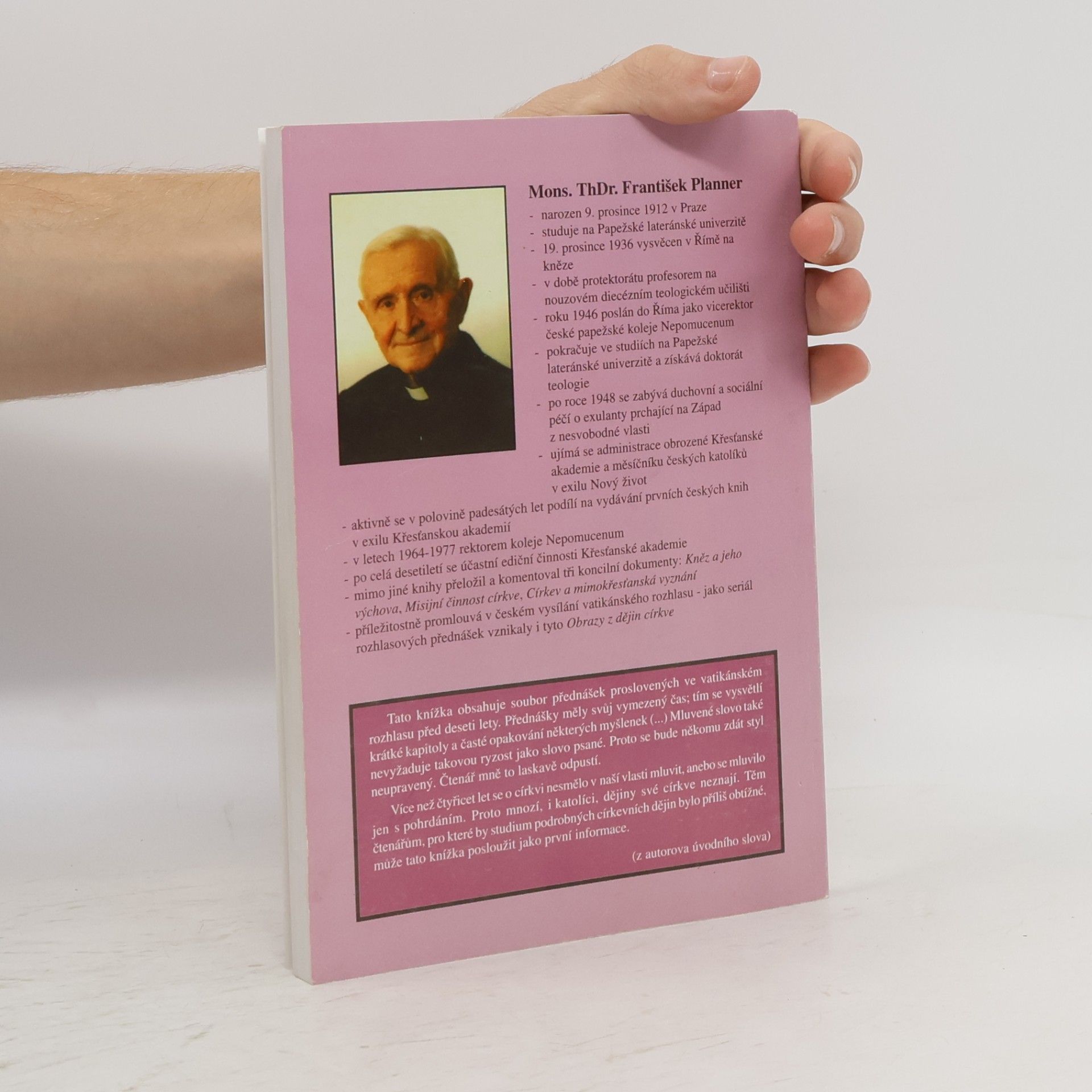 František Planner Obrazy z dějin církve