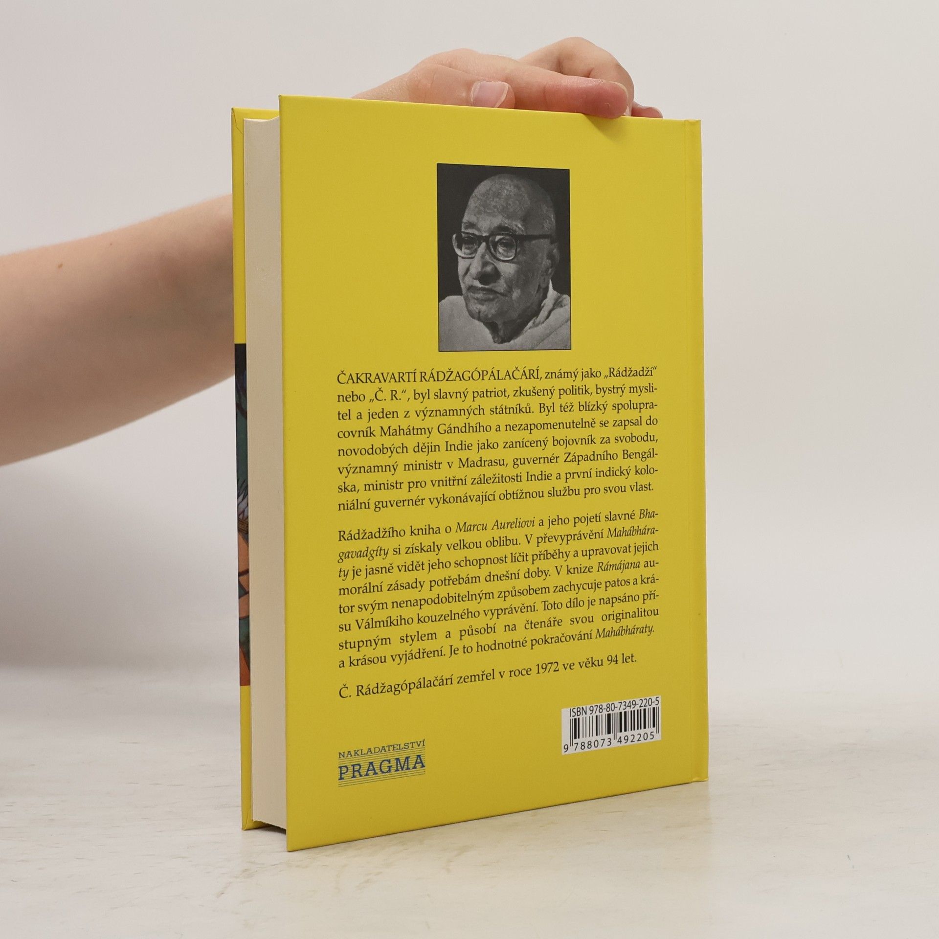 C. Chakravarti Rajagopalachari Rámájana. Světoznámý indický epos