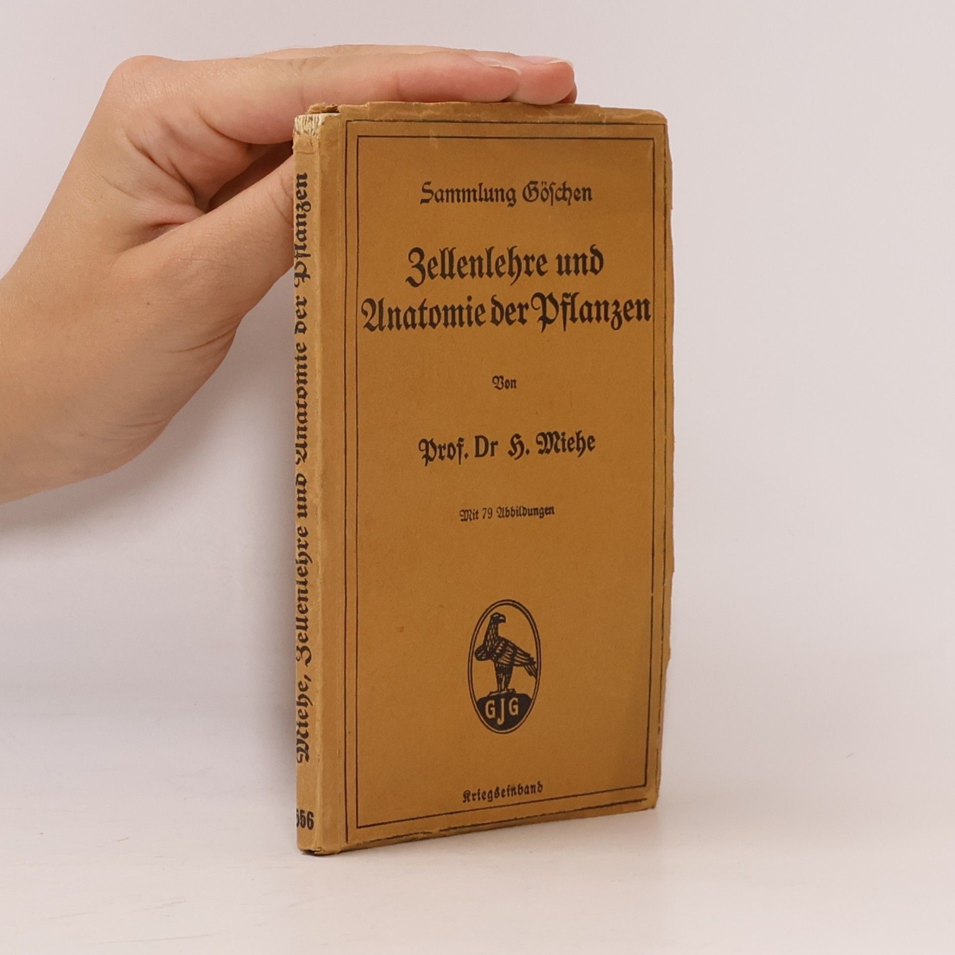 Hugo Miehe Zellenlehre und Anatomie der Pflanzen