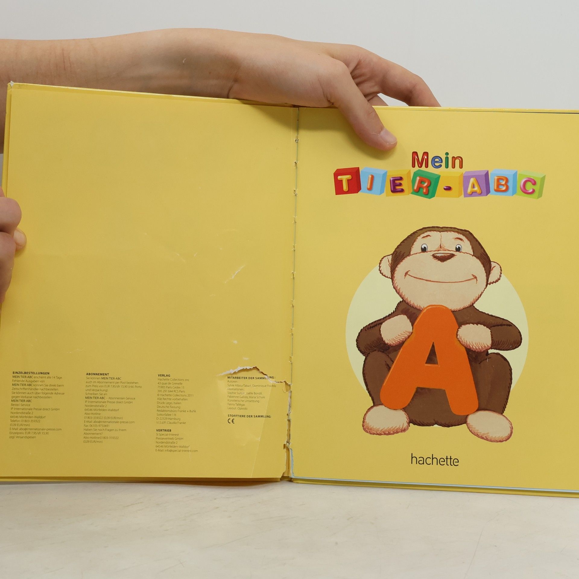 AA.VV. Mein Tier - ABC. Der Buchstabe A mit Anton dem Affen