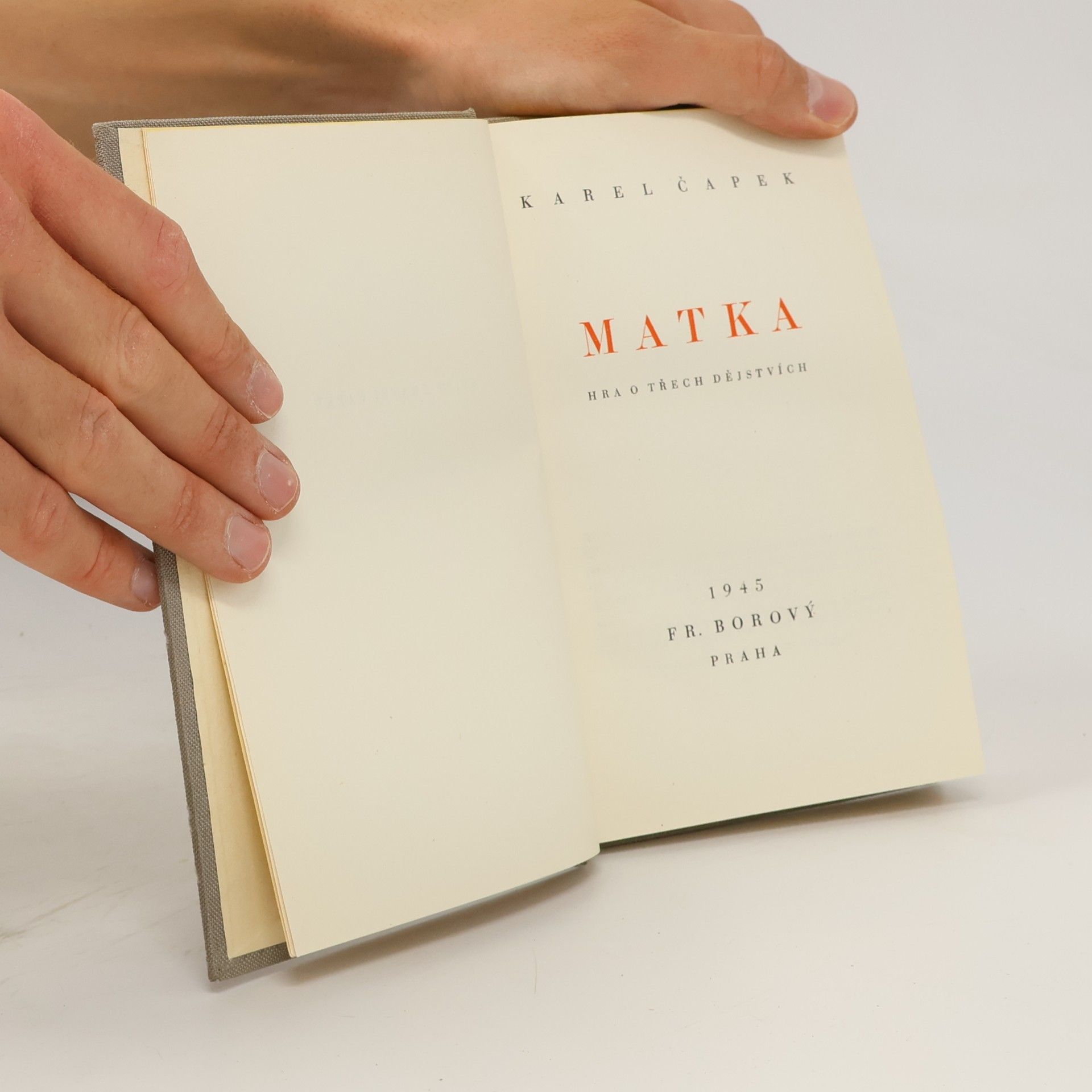 Karel Čapek Matka