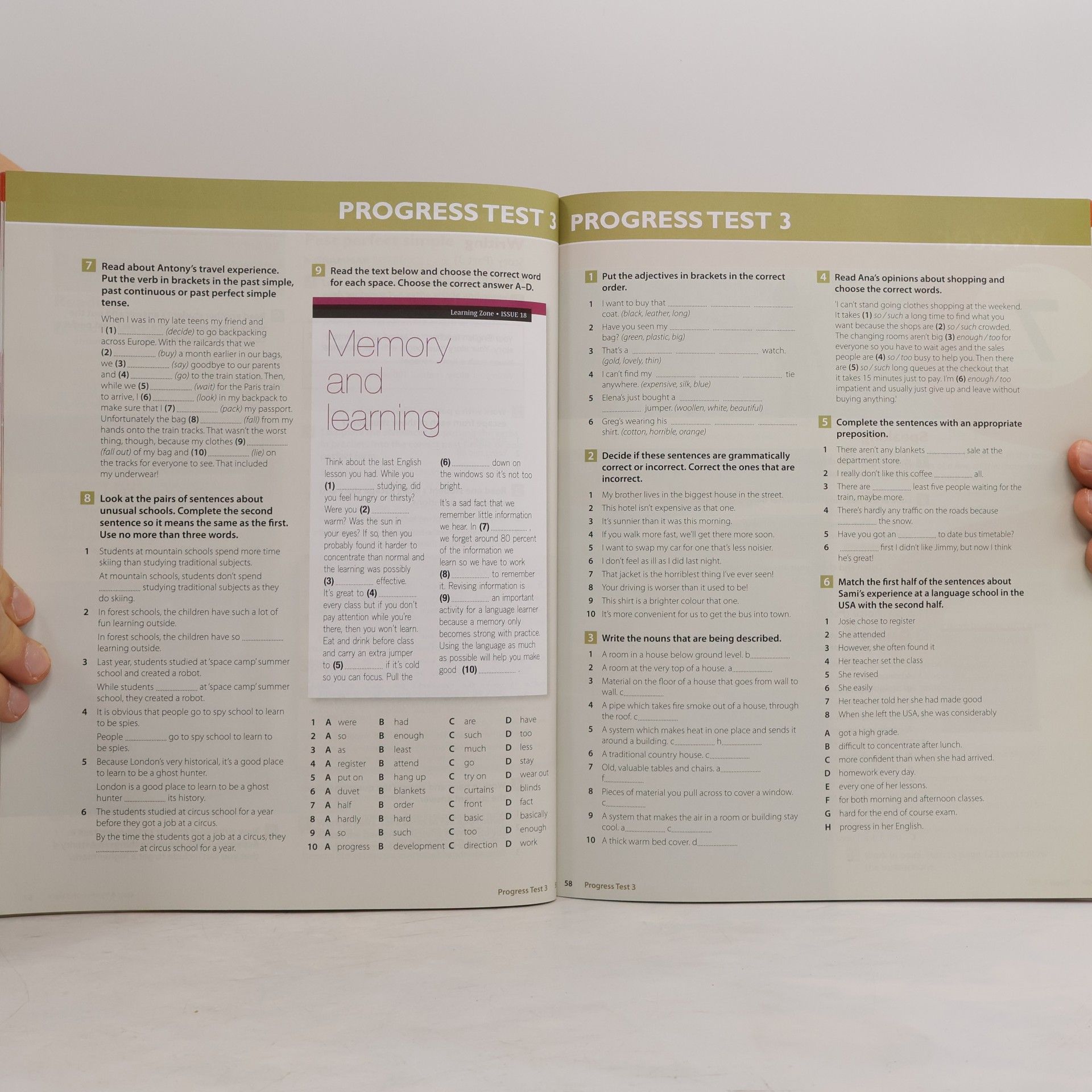 Clare Walsh Gold Preliminary Coursebook. Preliminary English Test