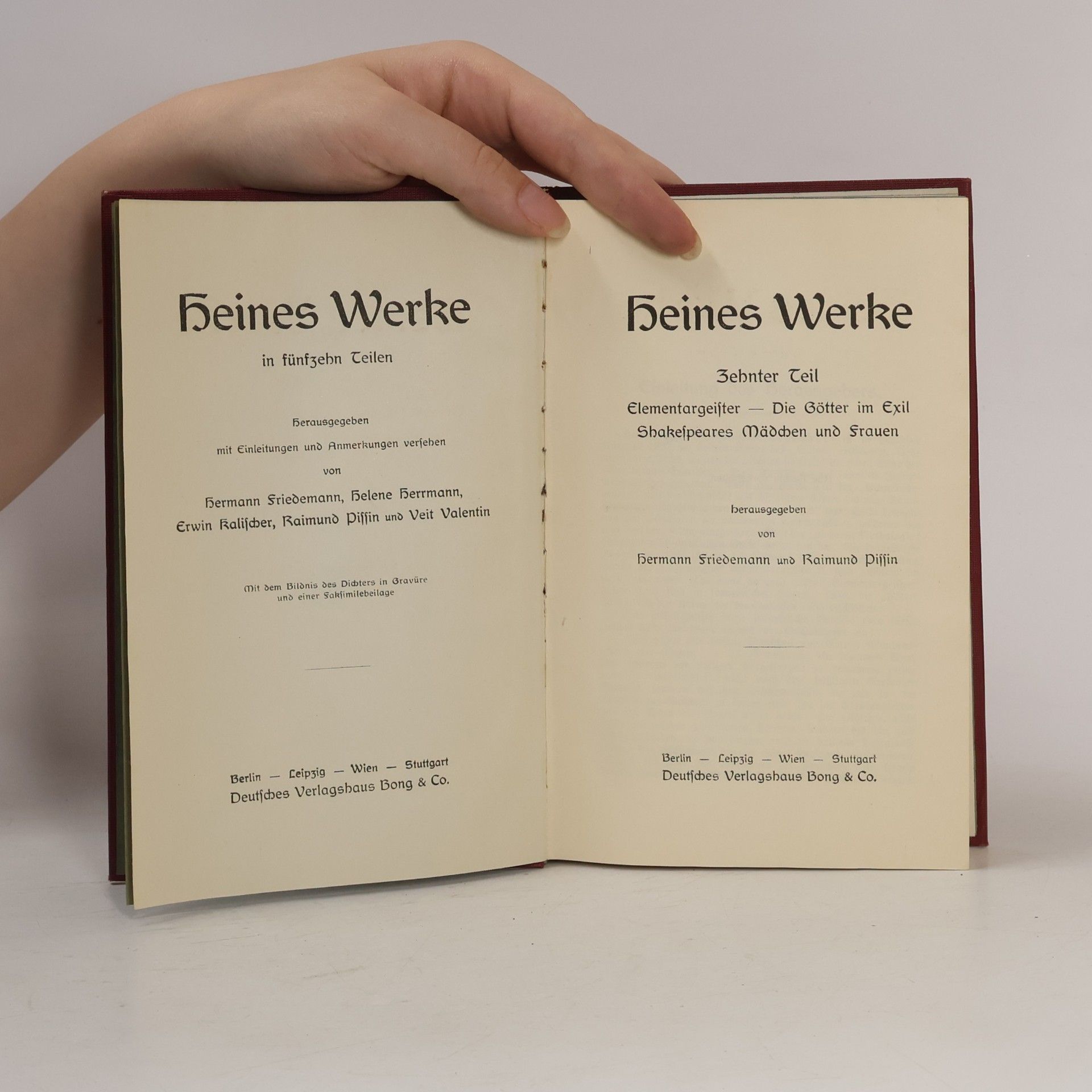 Heinrich Heine Heines Werke. Zehnter Teil