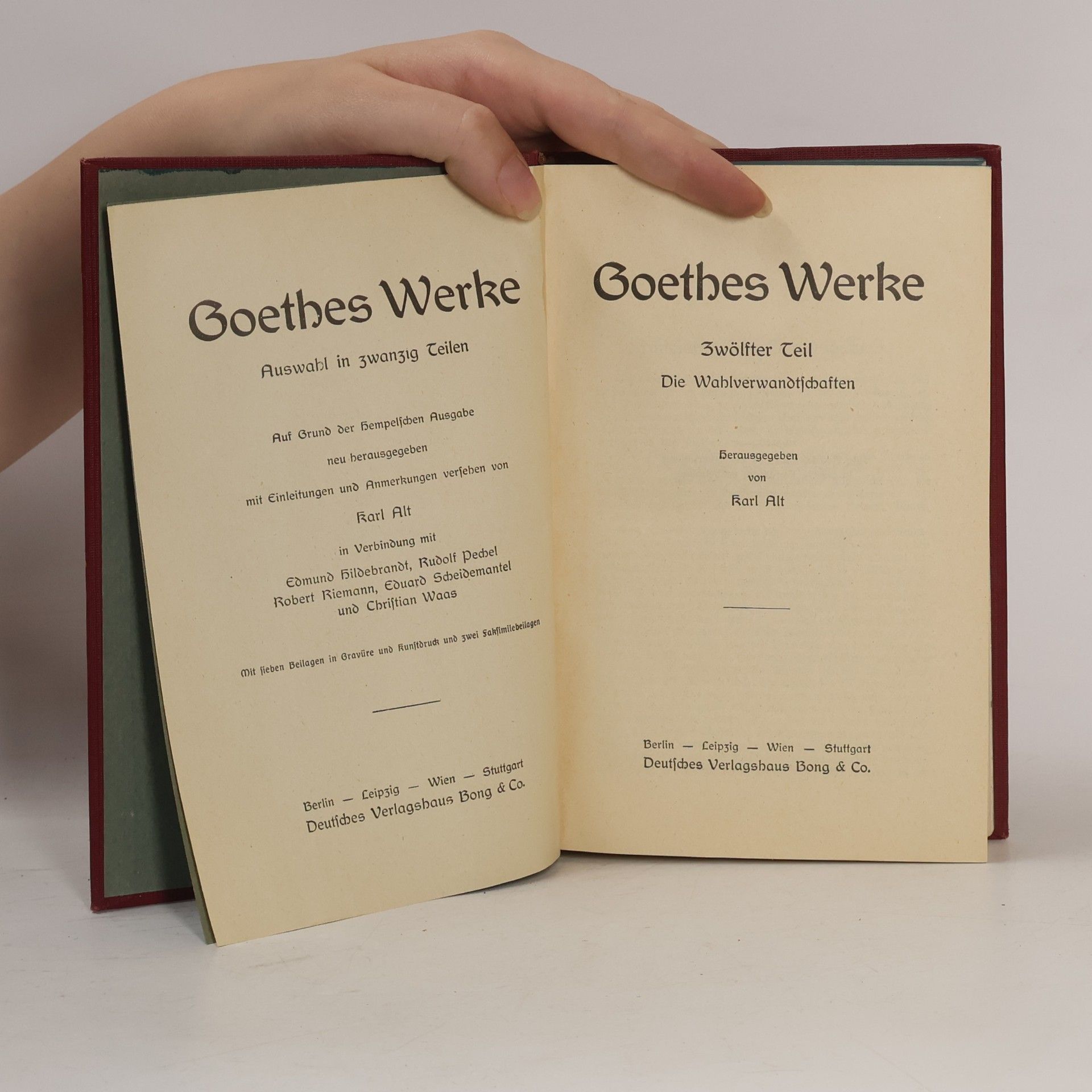 Johann Wolfgang von Goethe Goethes Werke 12-13