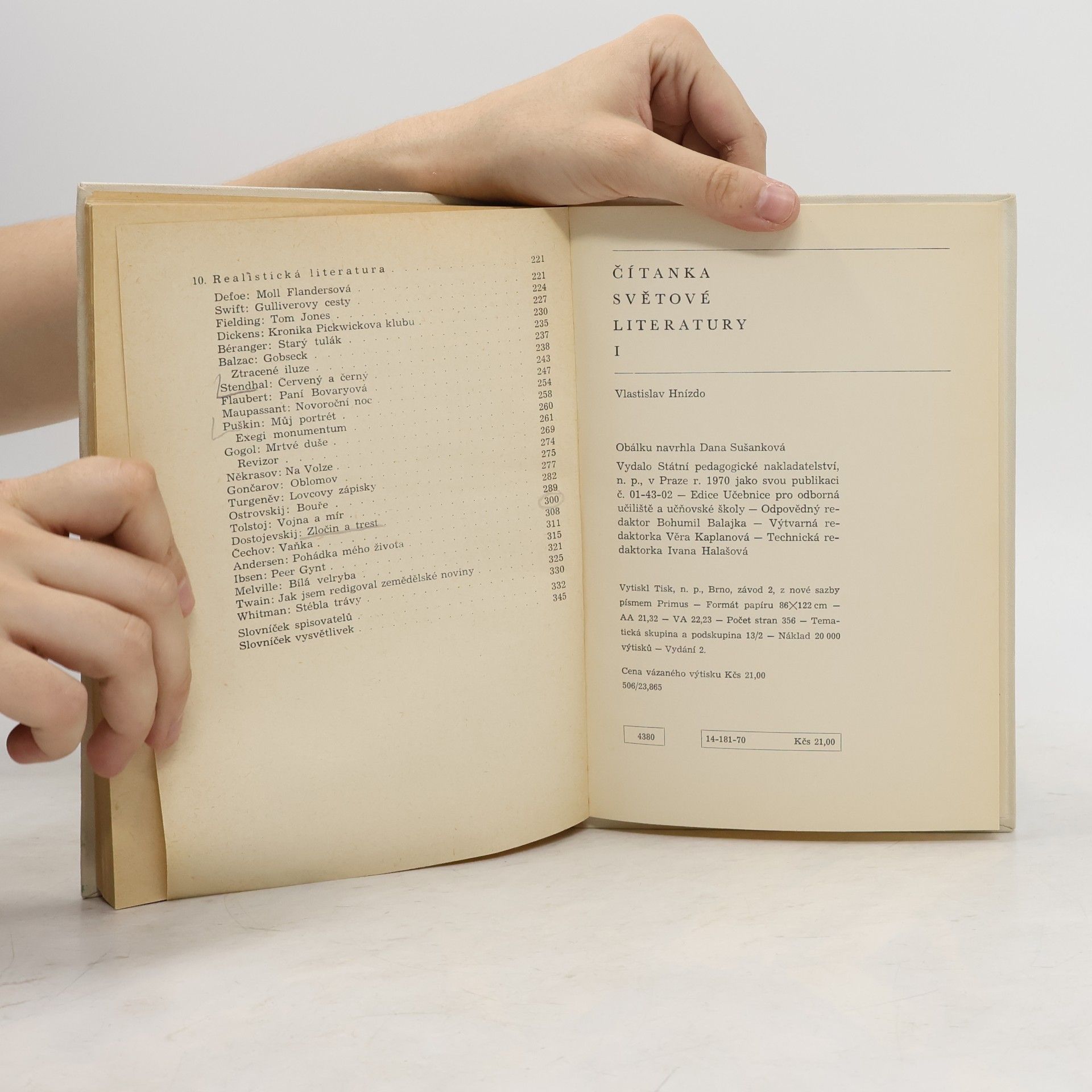 Vladislav Hnízdo Čítanka světové literatury I
