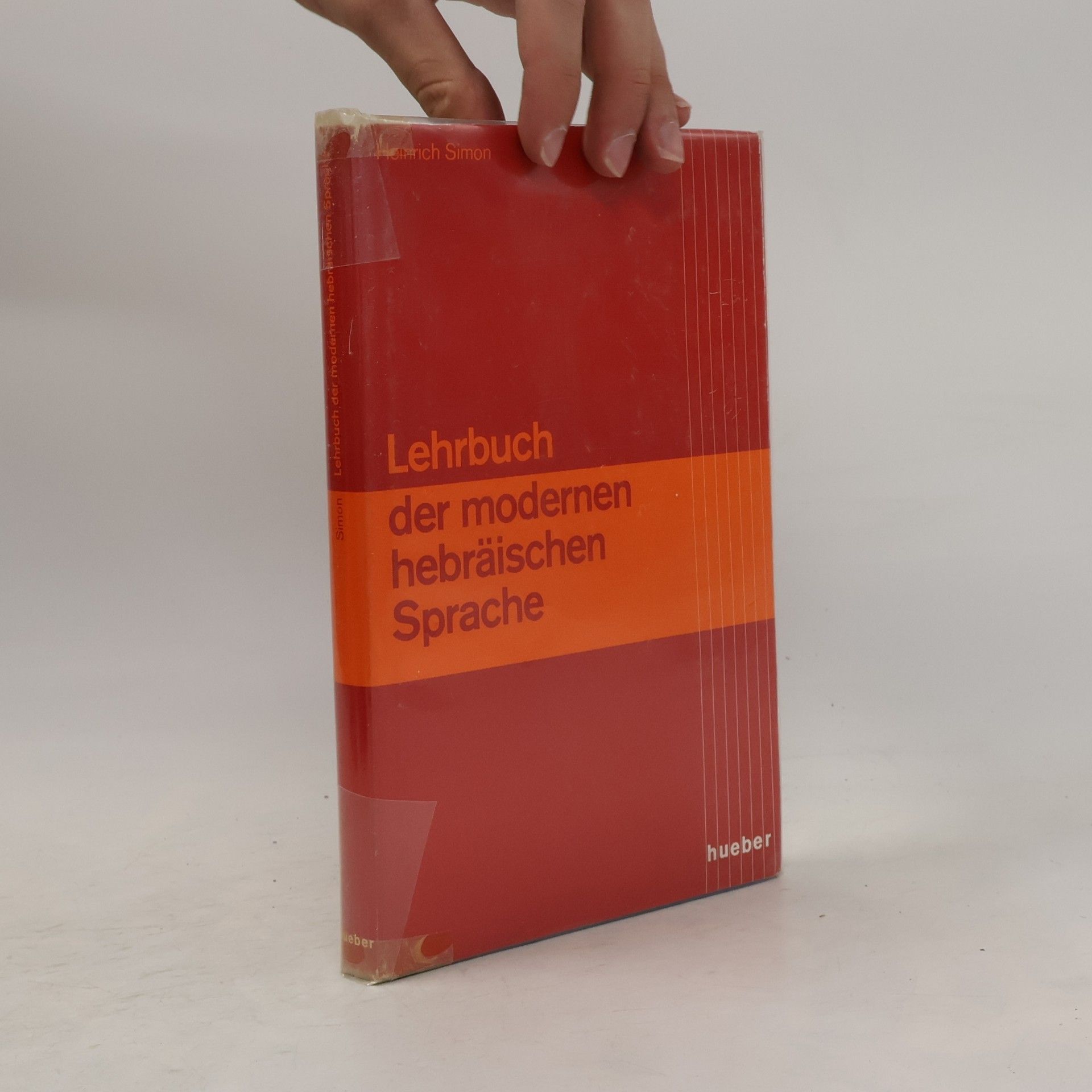Heinrich Simon Lehrbuch der modernen hebräischen Sprache