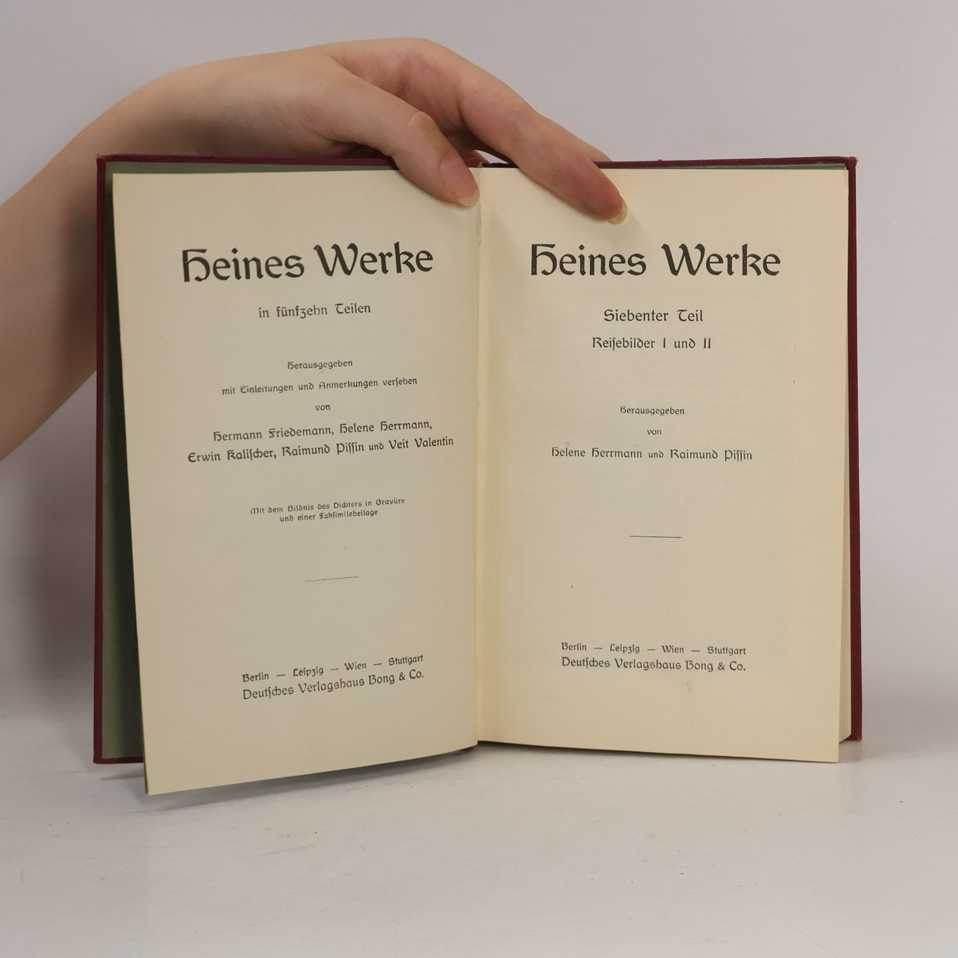 Heinrich Heine Heines Werke 7-9