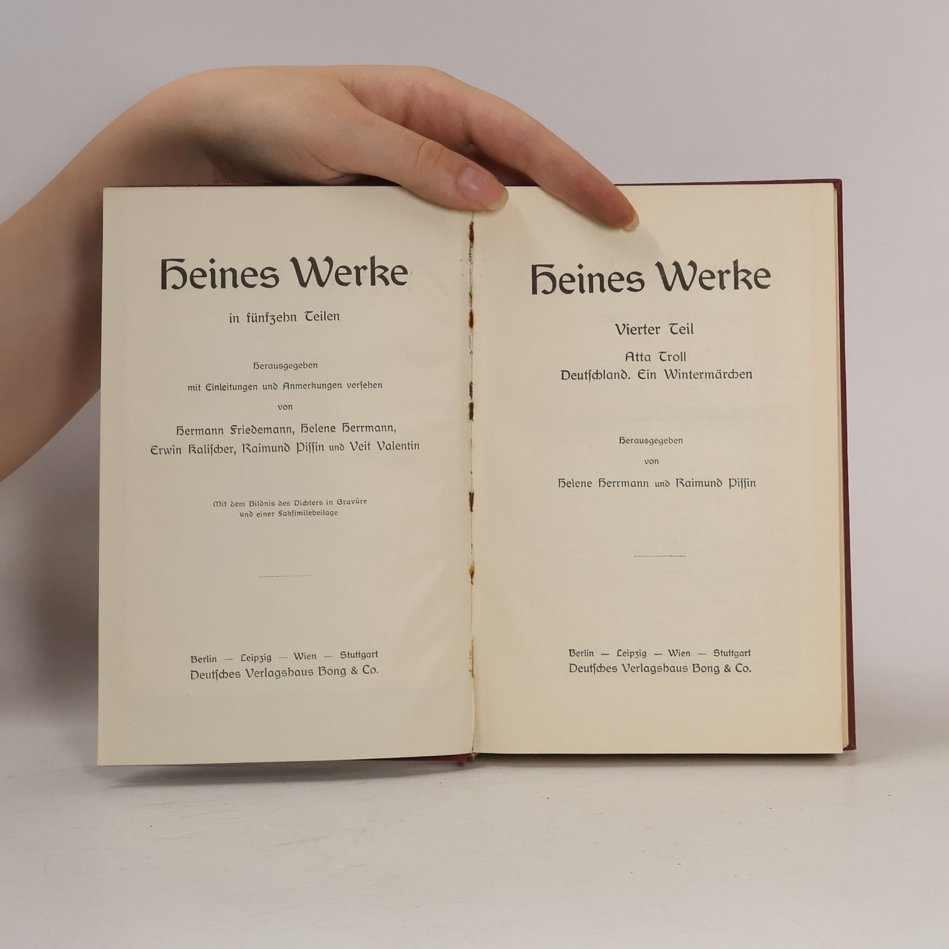 Heinrich Heine Heines Werke 4-6