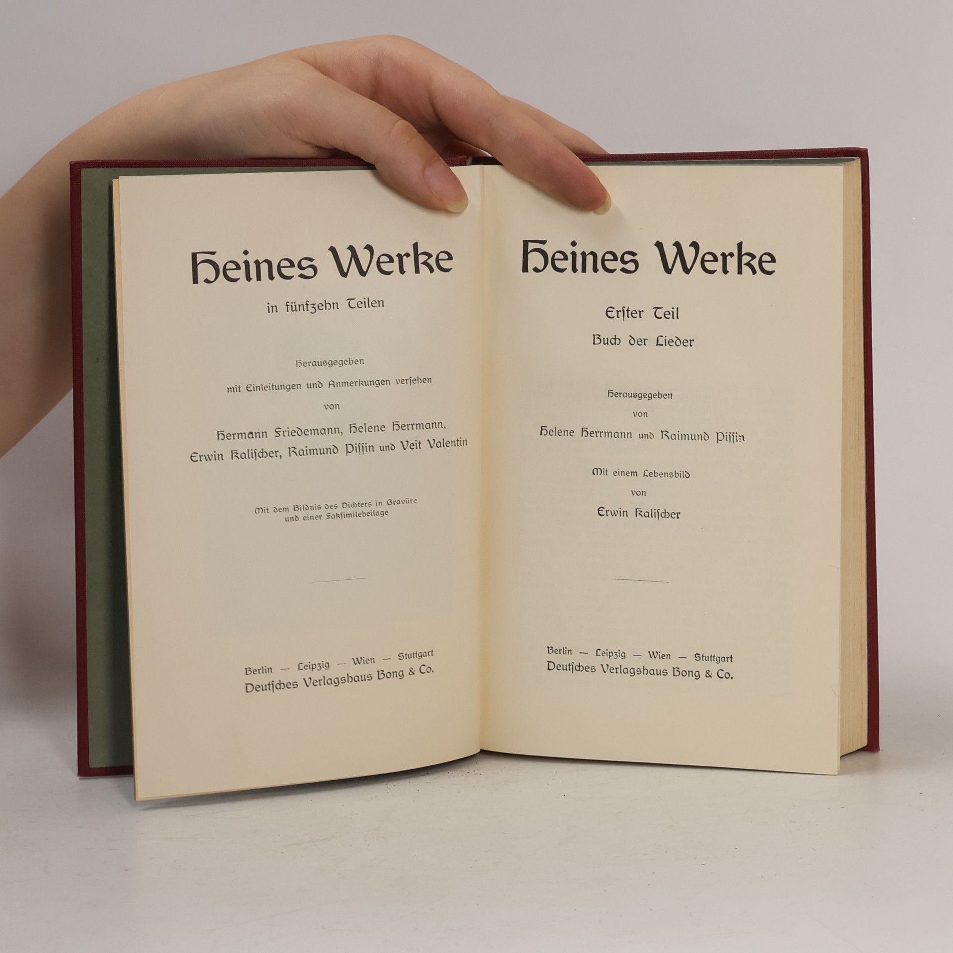 Heinrich Heine Heines Werke 1-3