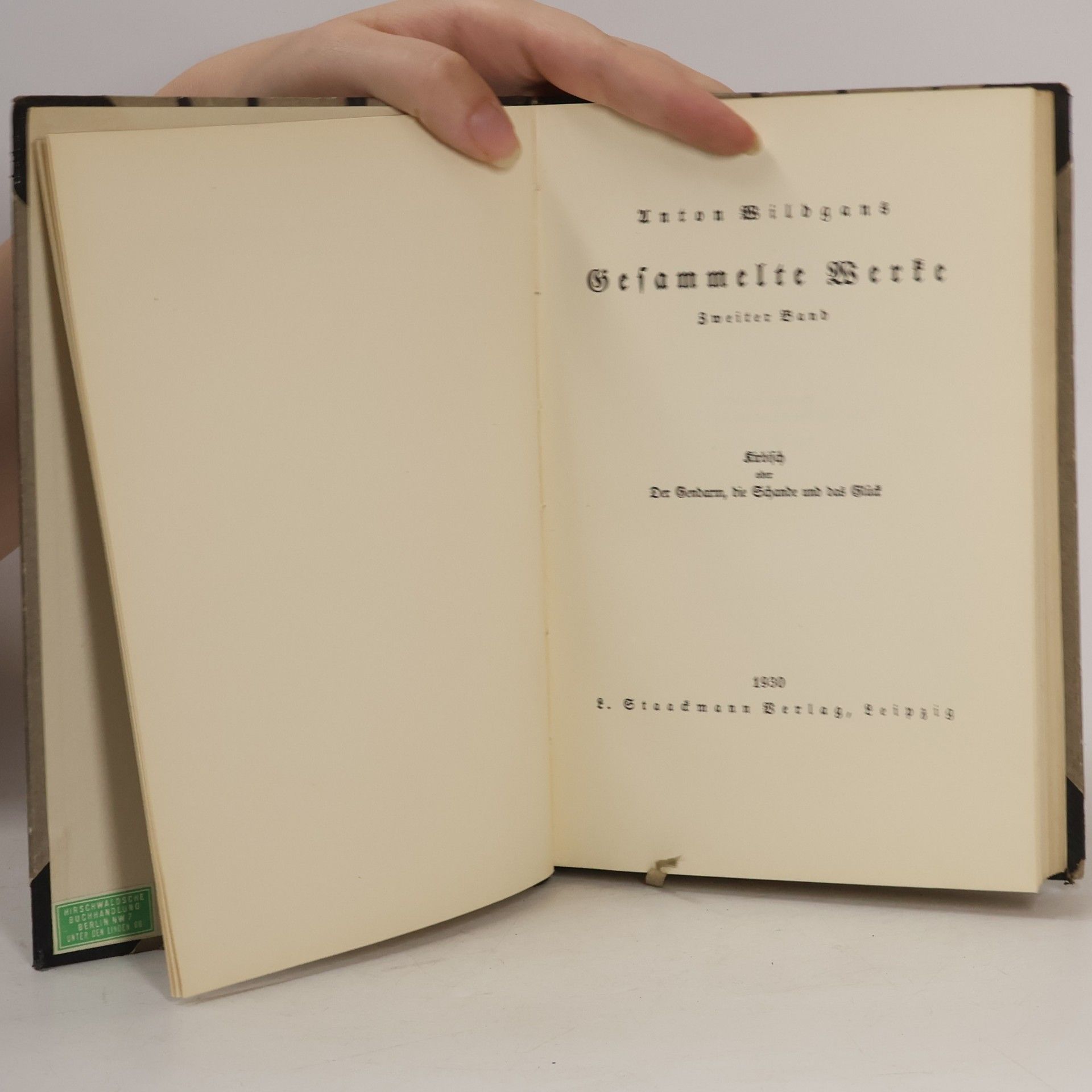 Anton Wildgans Gesammelte Werke 2