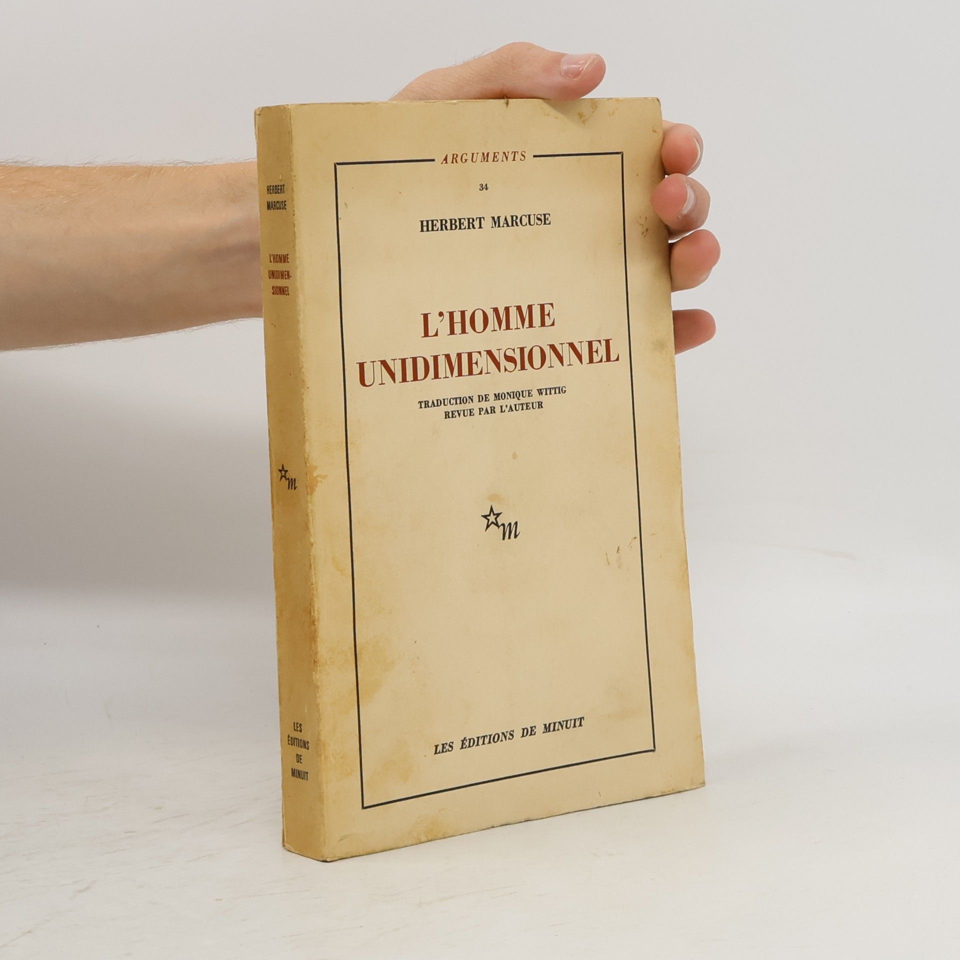 Herbert Marcuse L'homme unidimensionnel