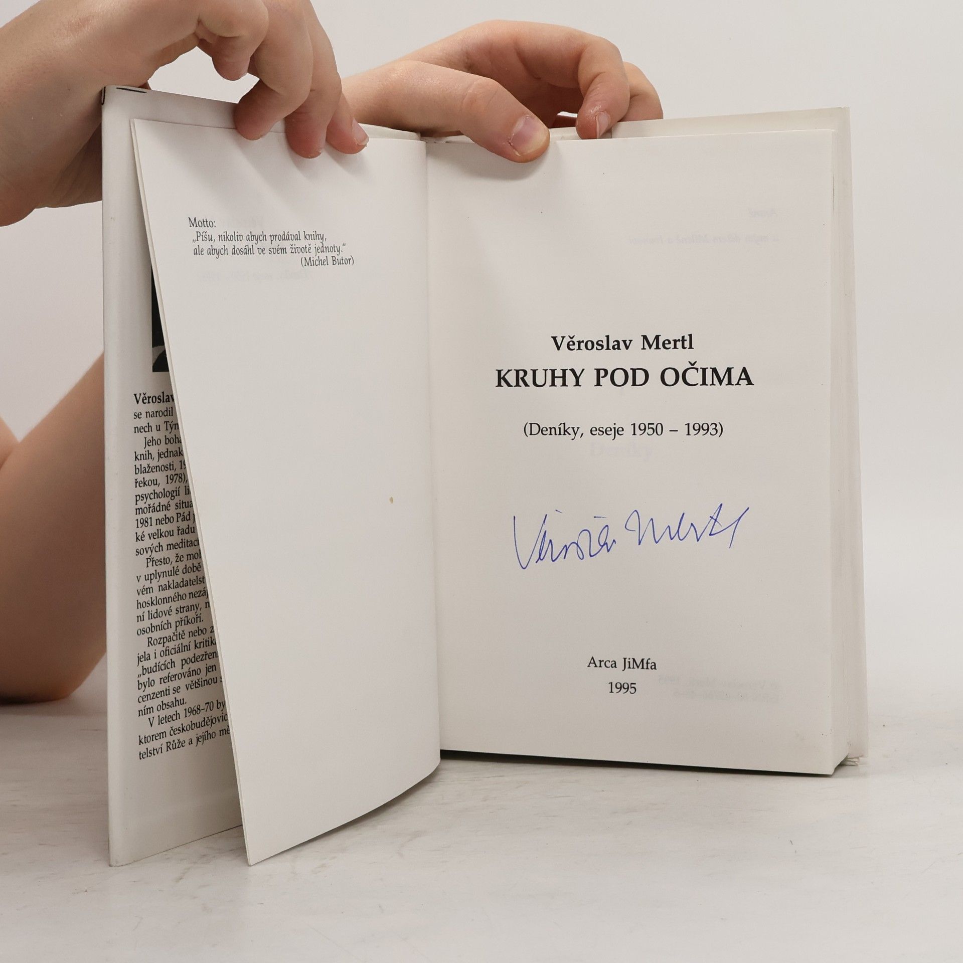 Věroslav Mertl Kruhy pod očima : deníky, eseje 1950-1993