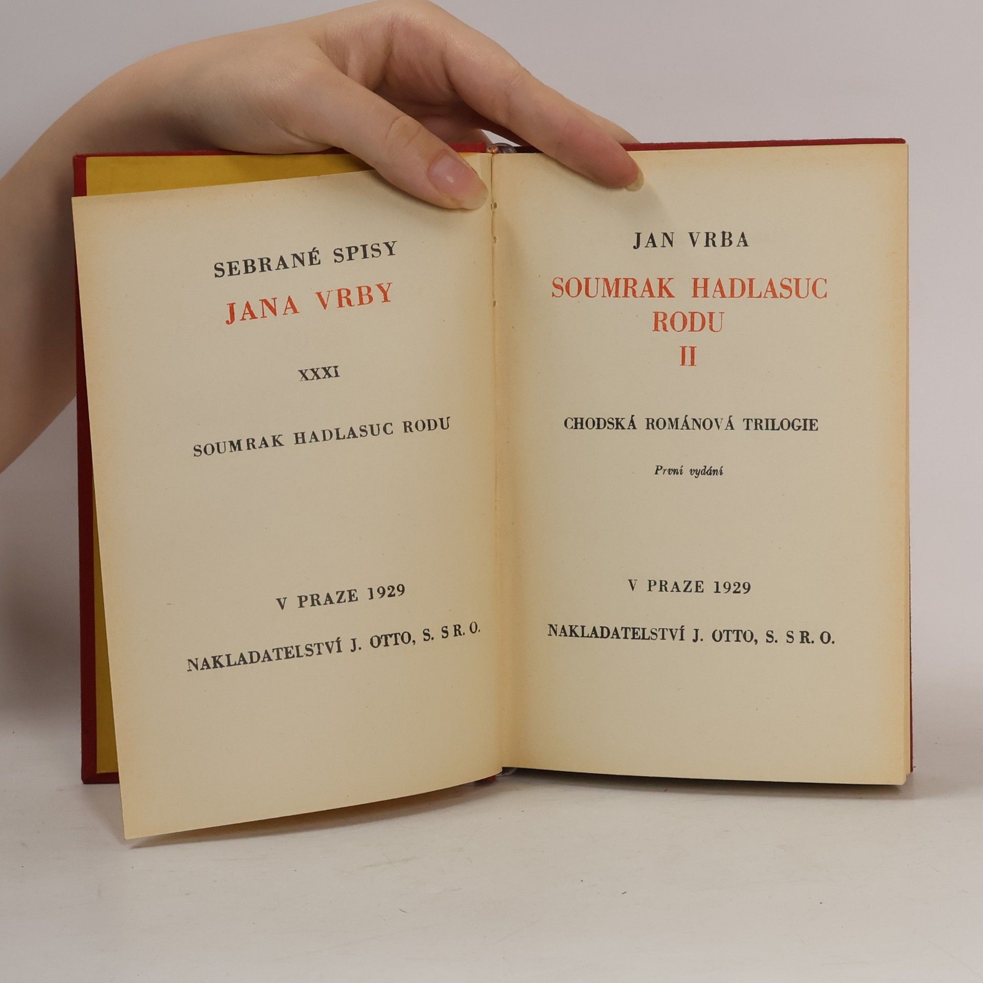 Jan Vrba Soumrak Hadlasuc rodu II.