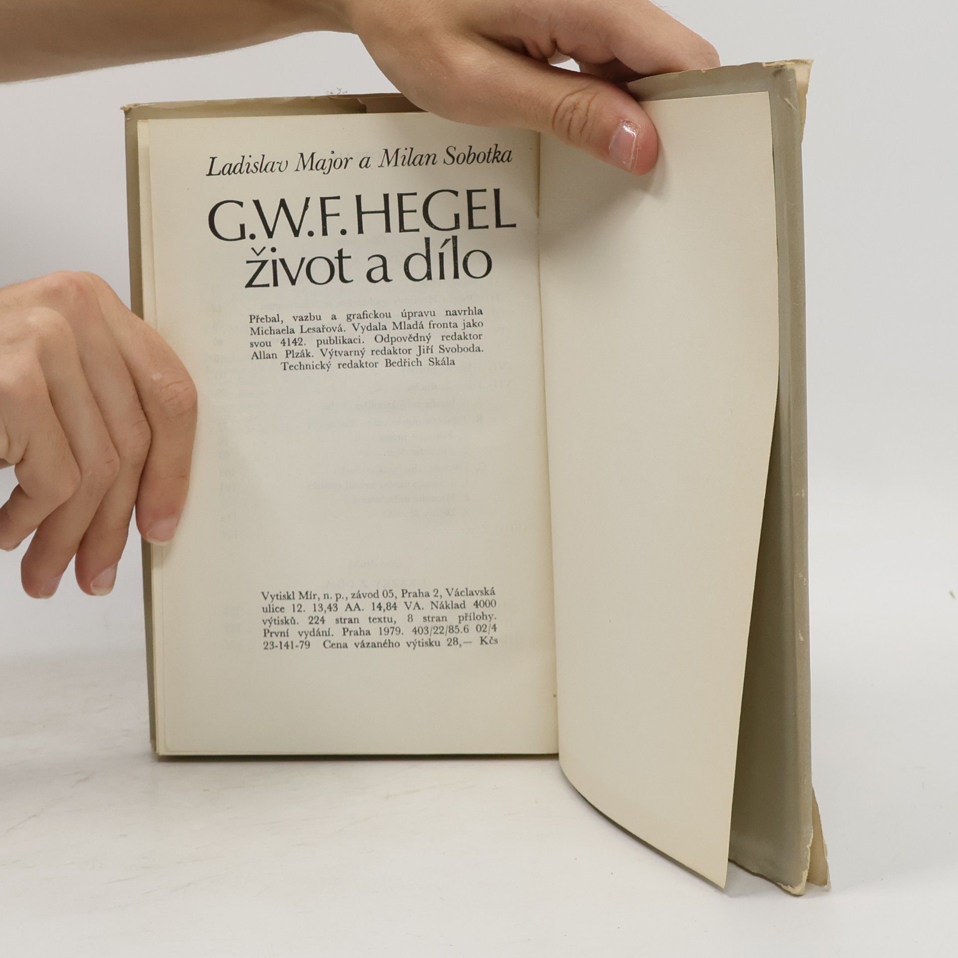 Ladislav Major G. W. F. Hegel. Život a dílo