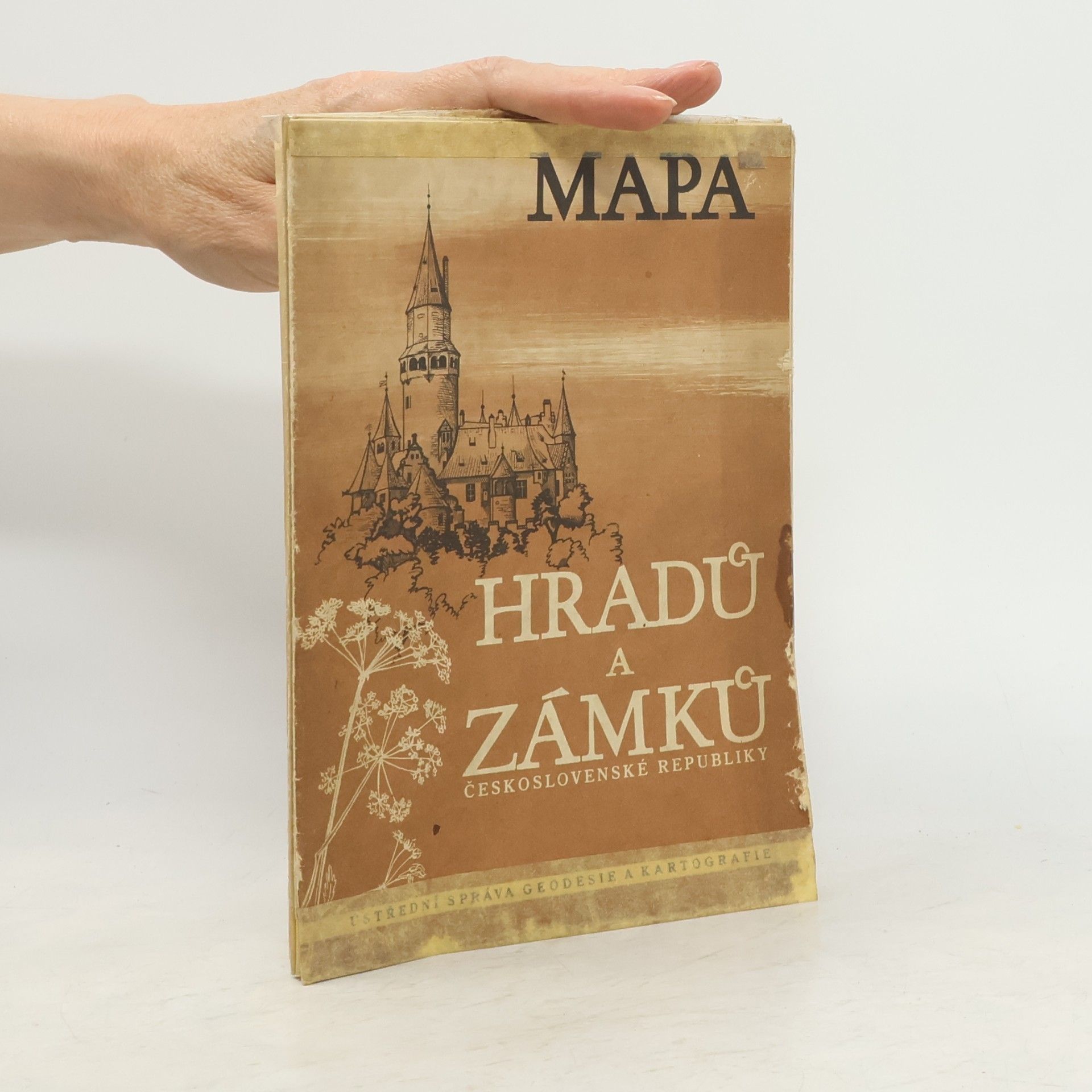 Eva Šamánková Mapa hradů a zámků Československé republiky