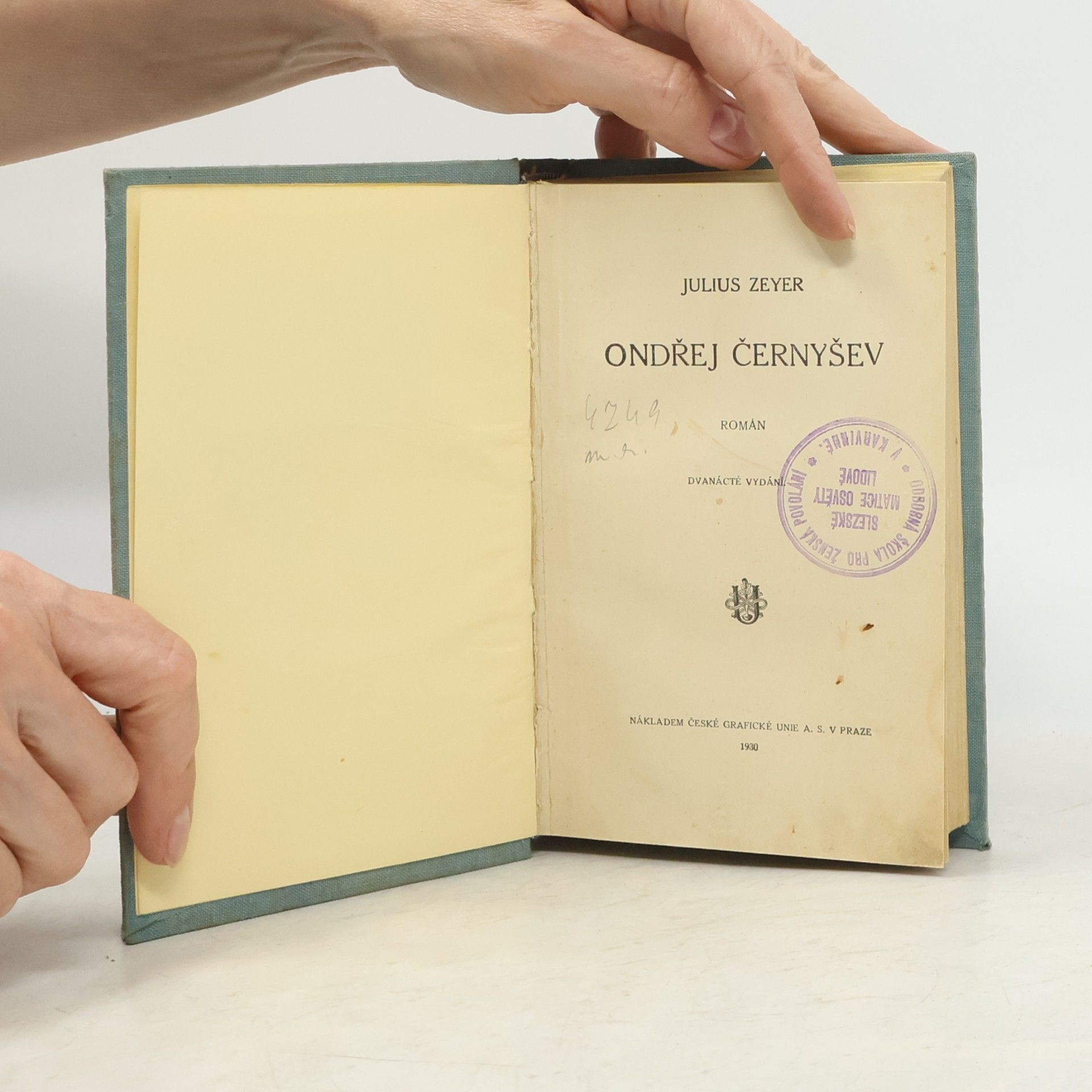 Julius Zeyer Ondřej Černyšev