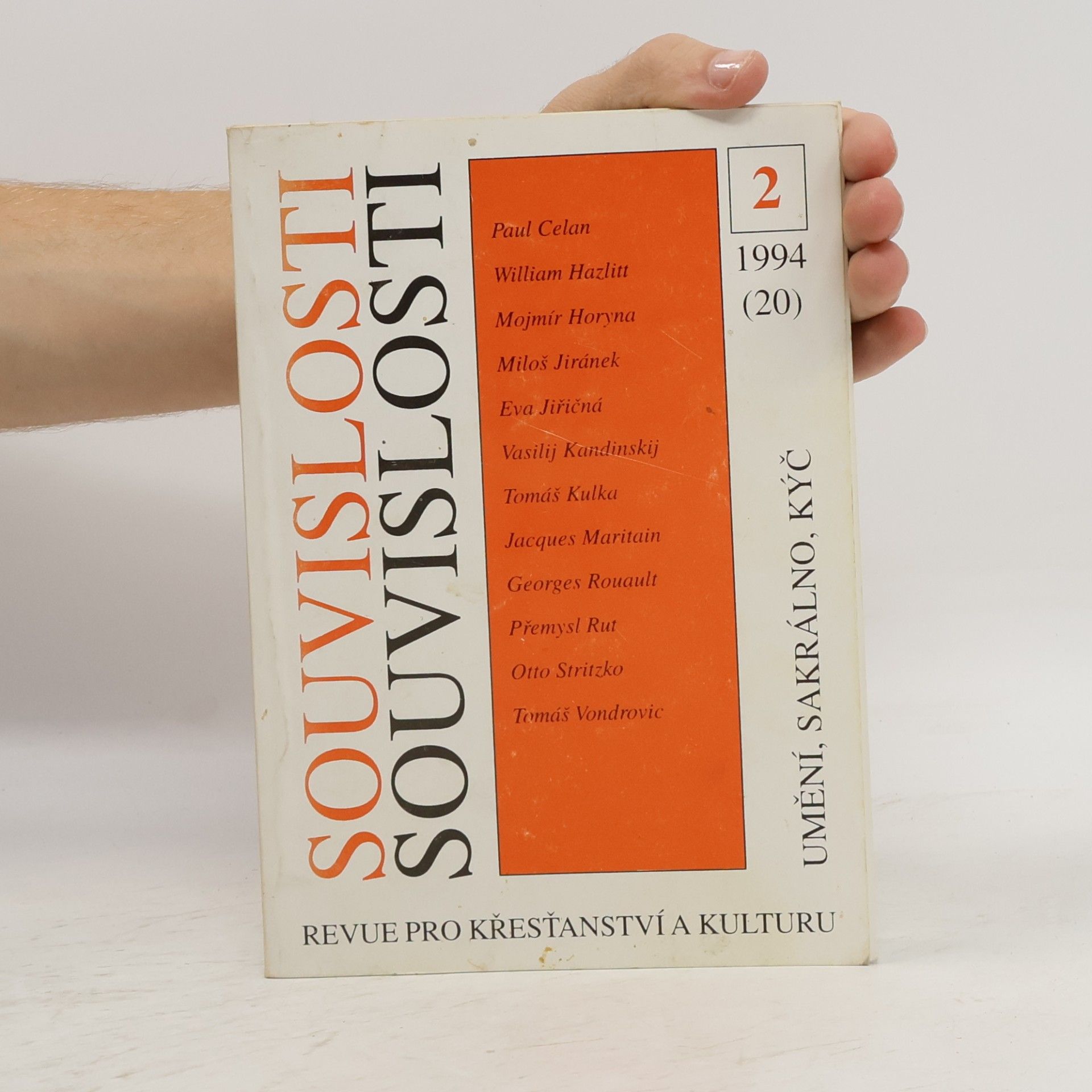 Collectif d'auteurs Souvislosti 2/1994 - Revue pro křesťanství a kulturu