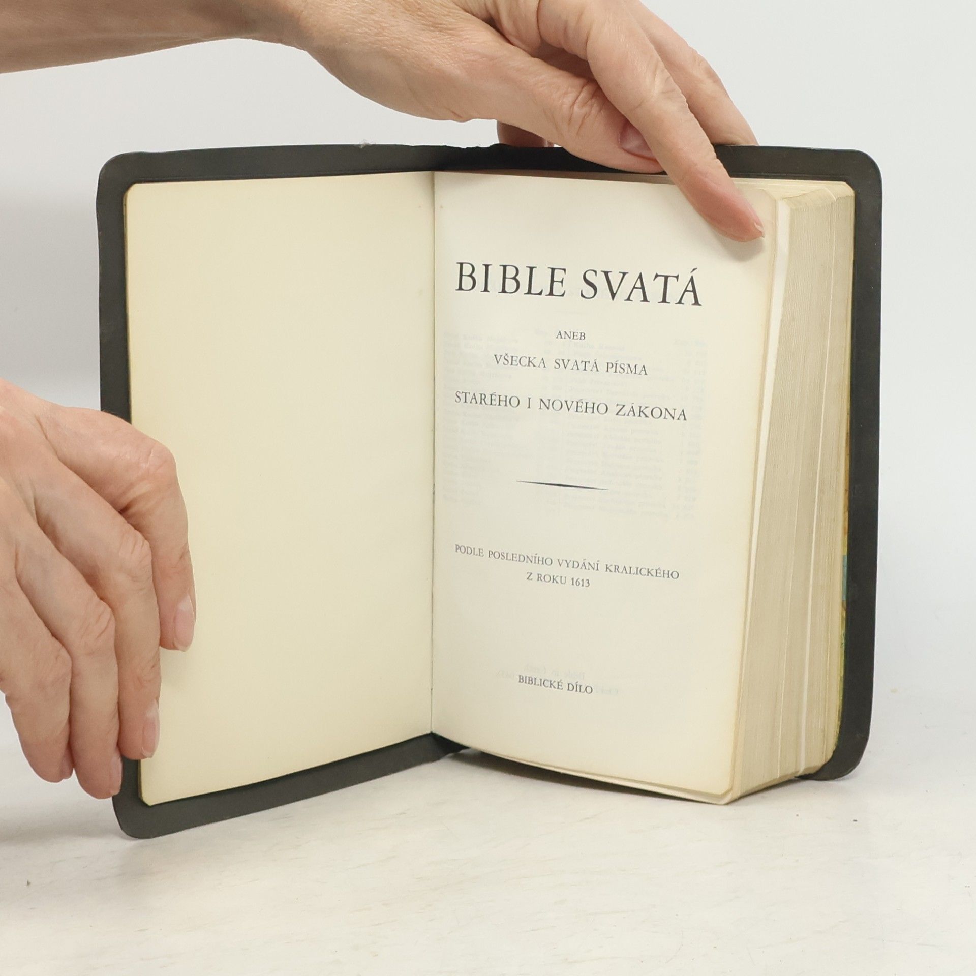 Kolektiv autorů Bible svatá aneb všecka svatá písma Starého i Nového zákona
