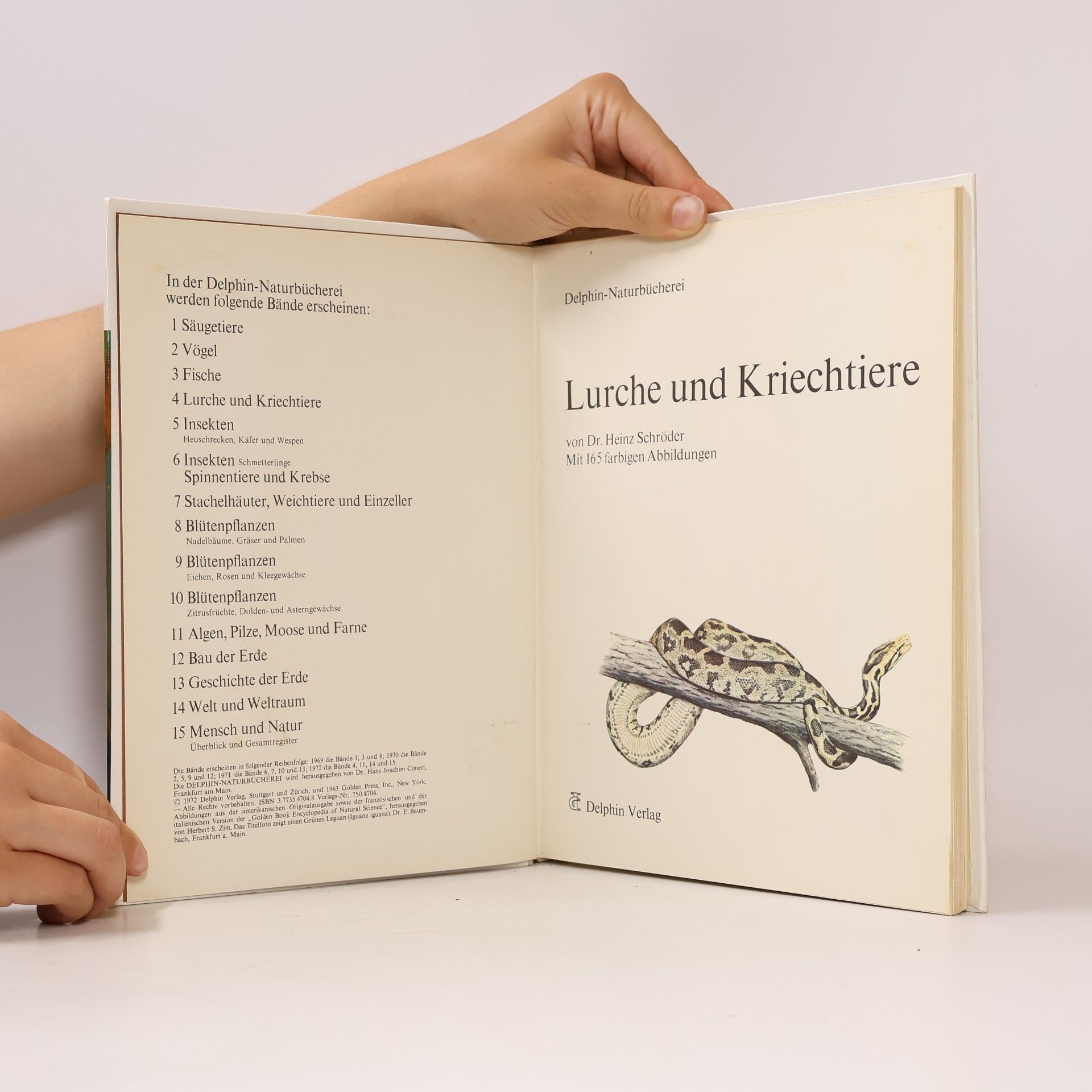 Heinz Schröder Lurche und Kriechtiere