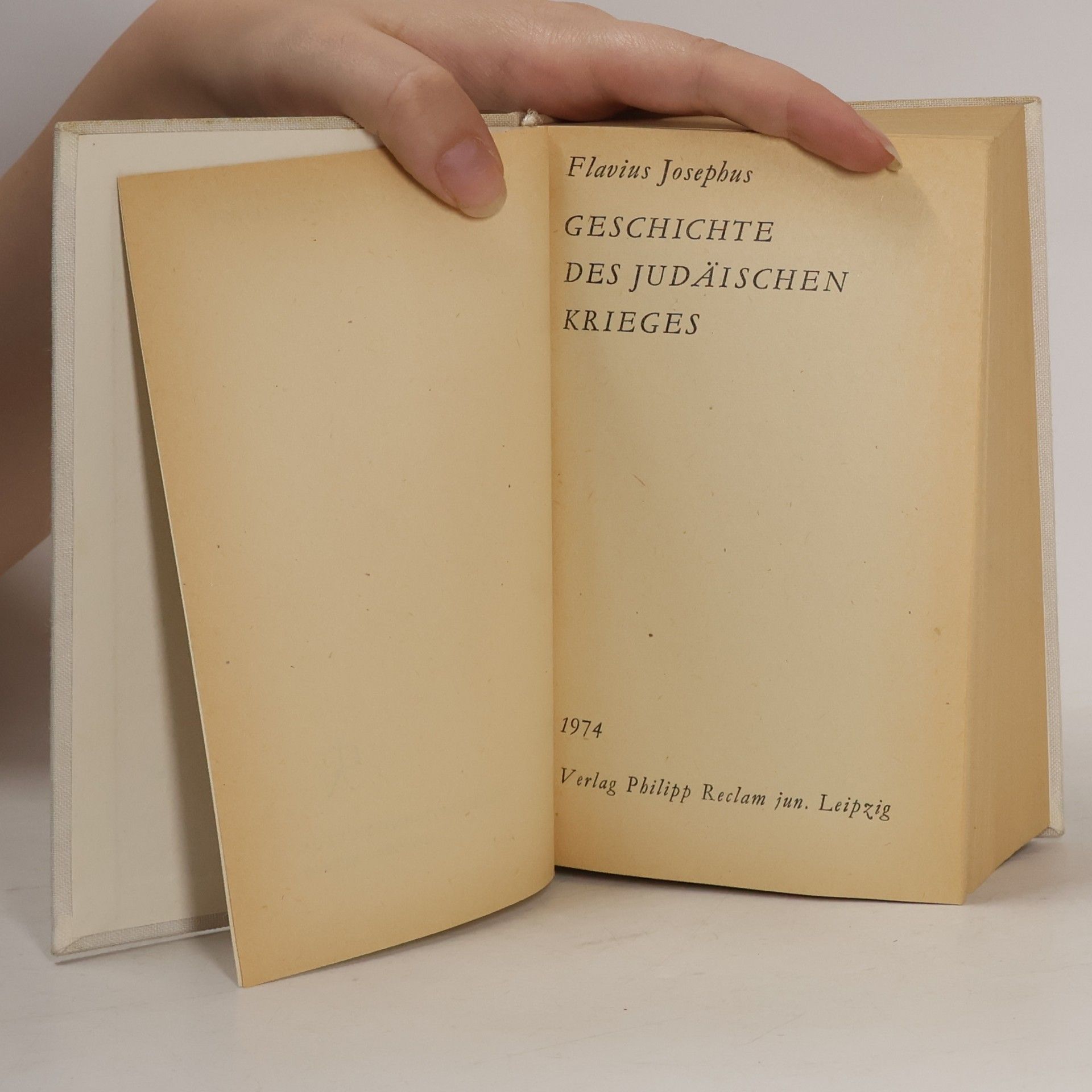 Flavius Iosephus Geschichte des Judäischen Krieges