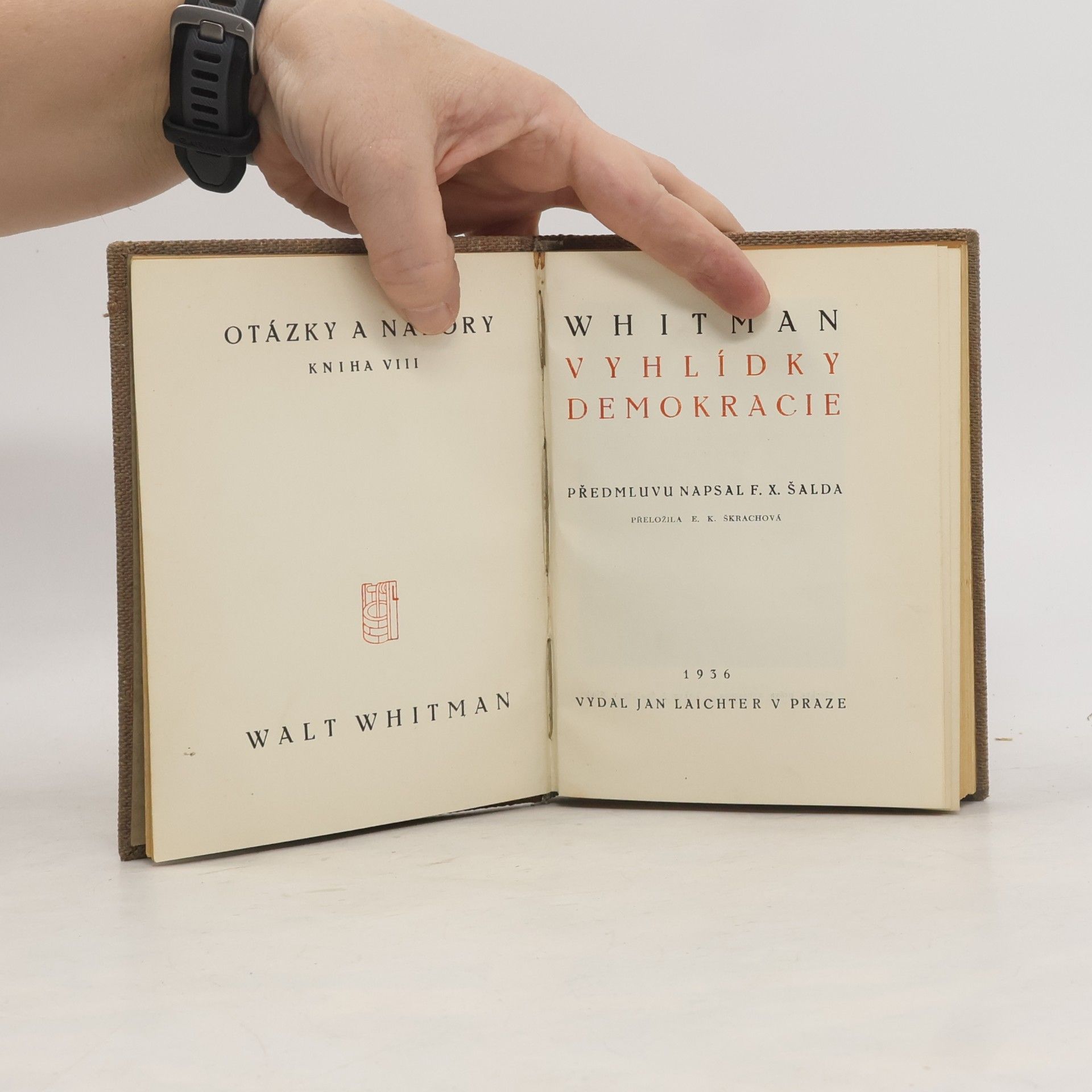 Walt Whitman Vyhlídky demokracie