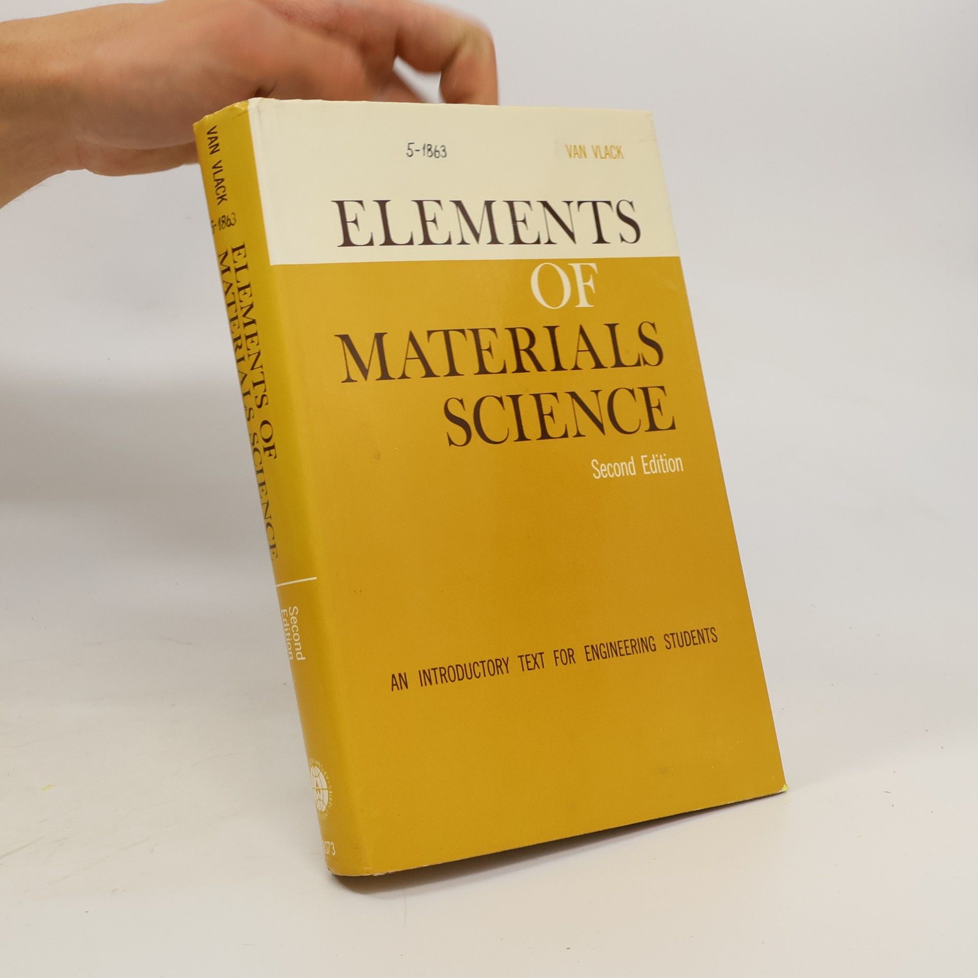 Lawrence H. Van Vlack Elements of Materials Science