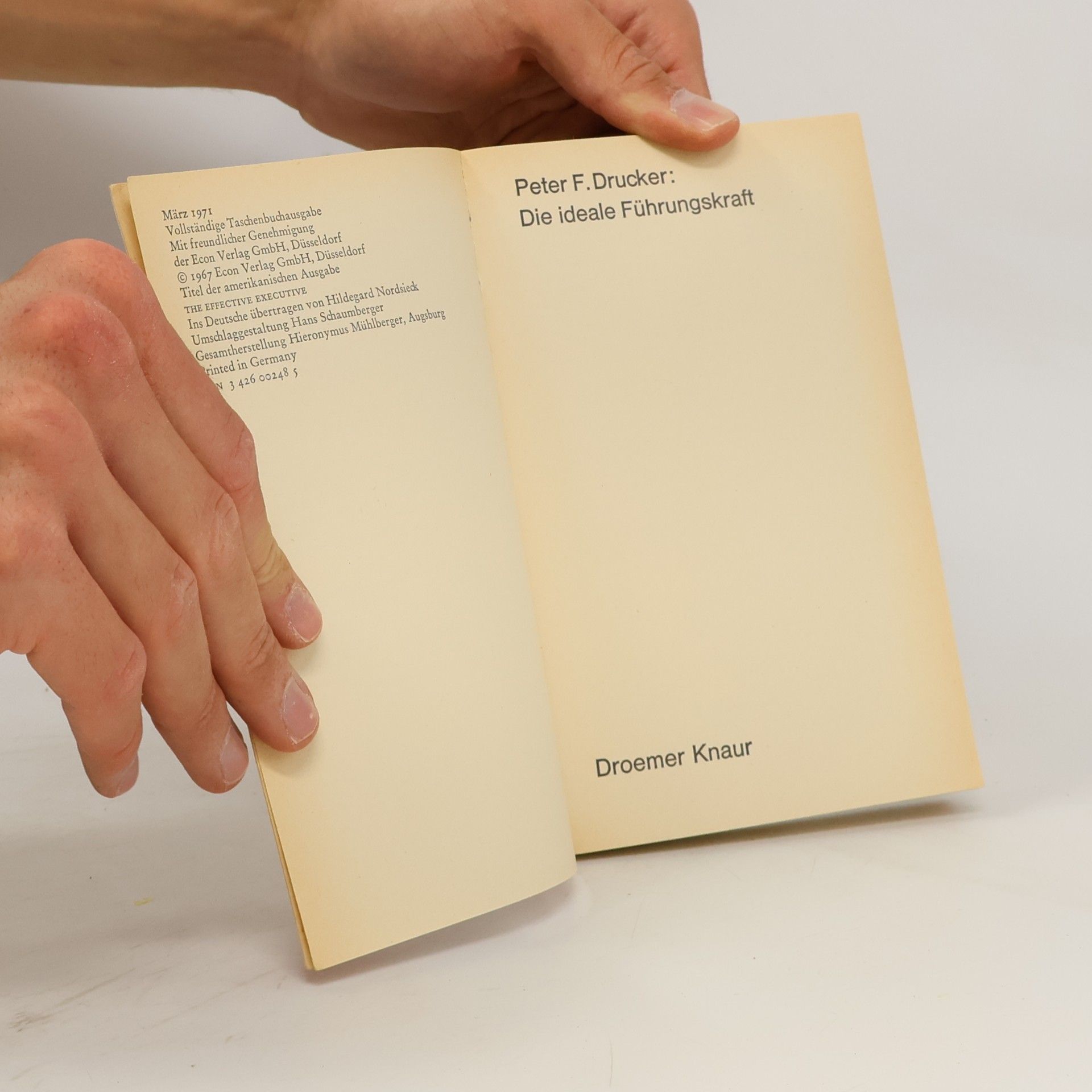 Peter Drucker Die ideale Führungskraft
