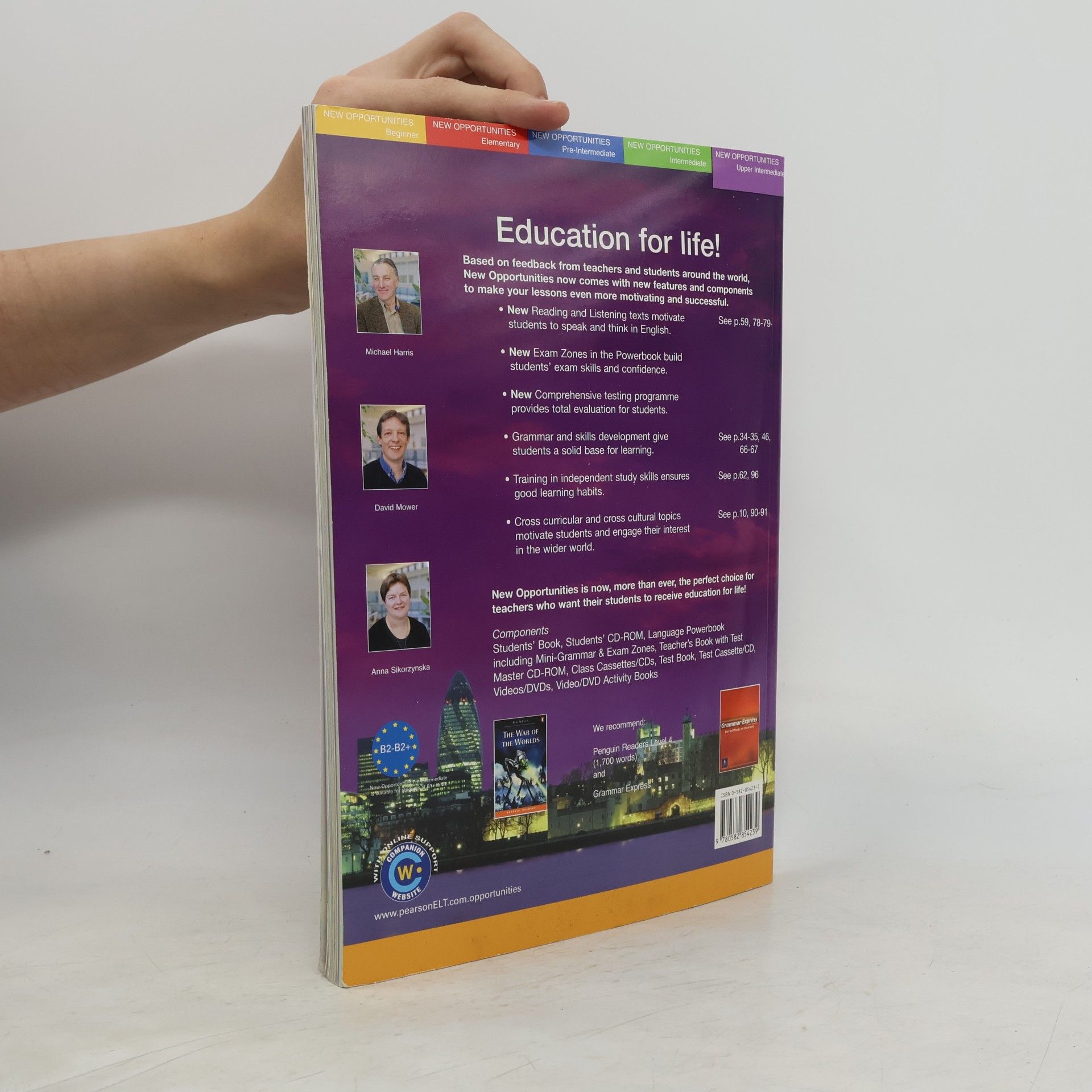Michael Harris New Opportunities. Education for Life. Upper Intermediate. Students' Book