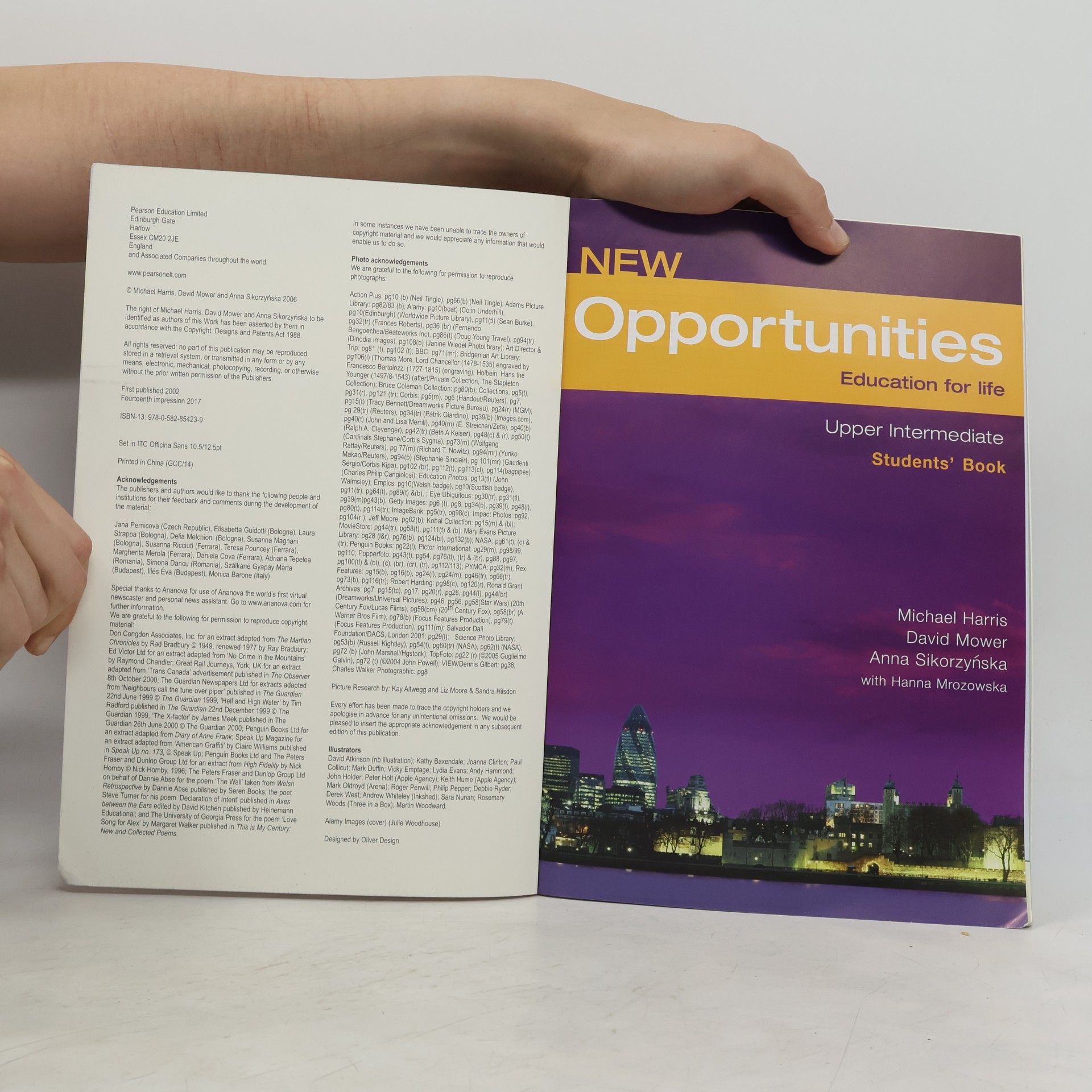 Michael Harris New Opportunities. Education for Life. Upper Intermediate. Students' Book