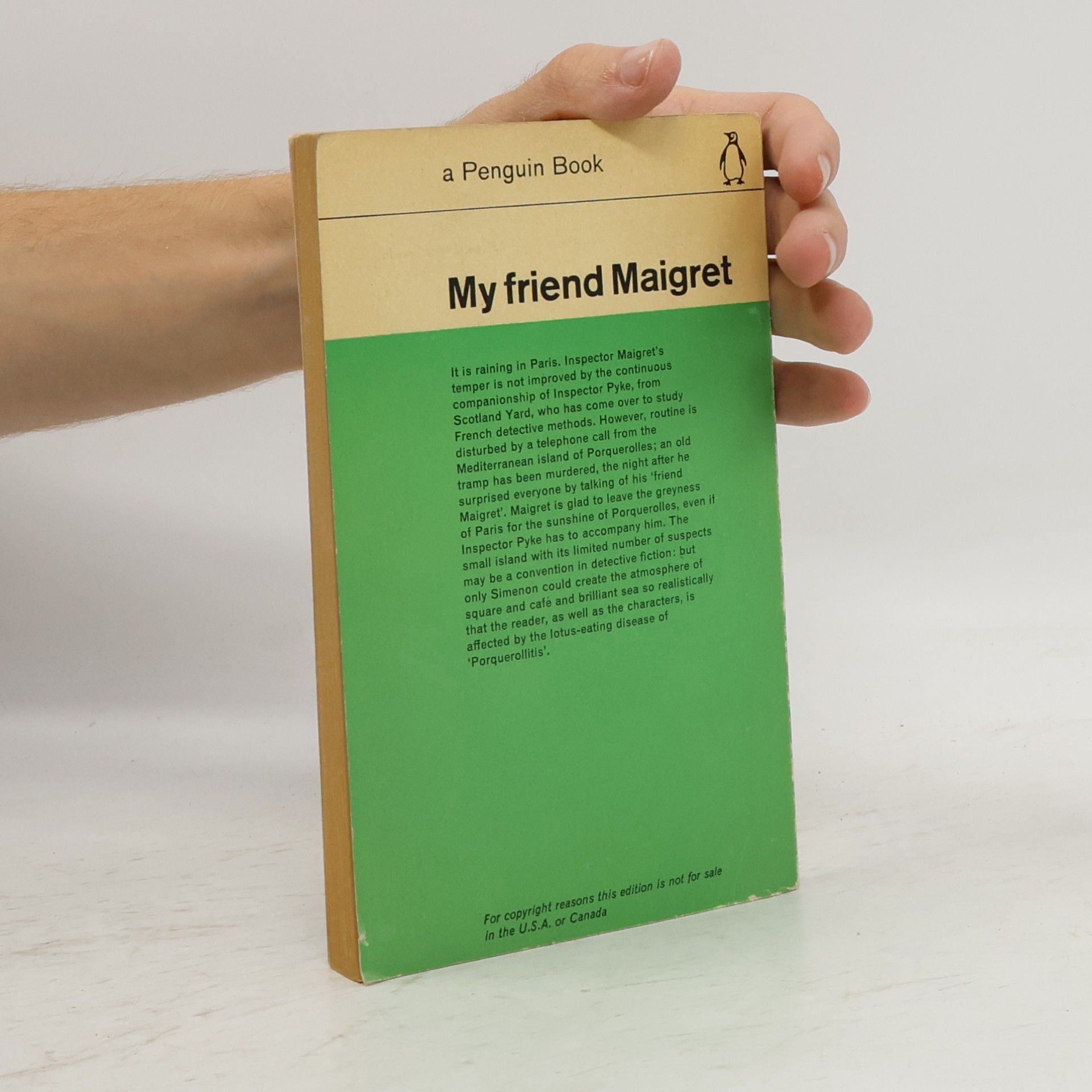 Georges Simenon My friend Maigret