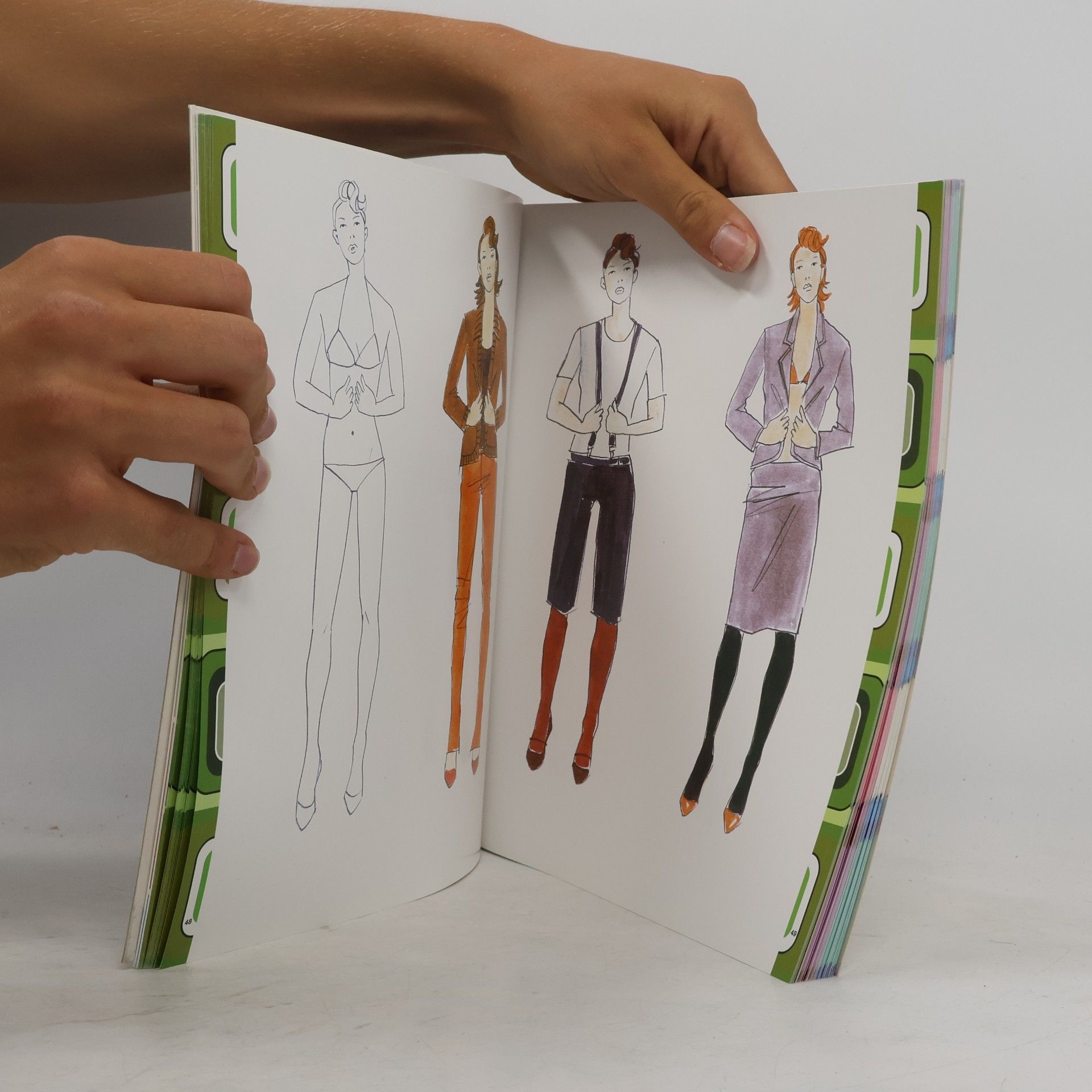 Maite Lafuente Fashion Illustration. Poses