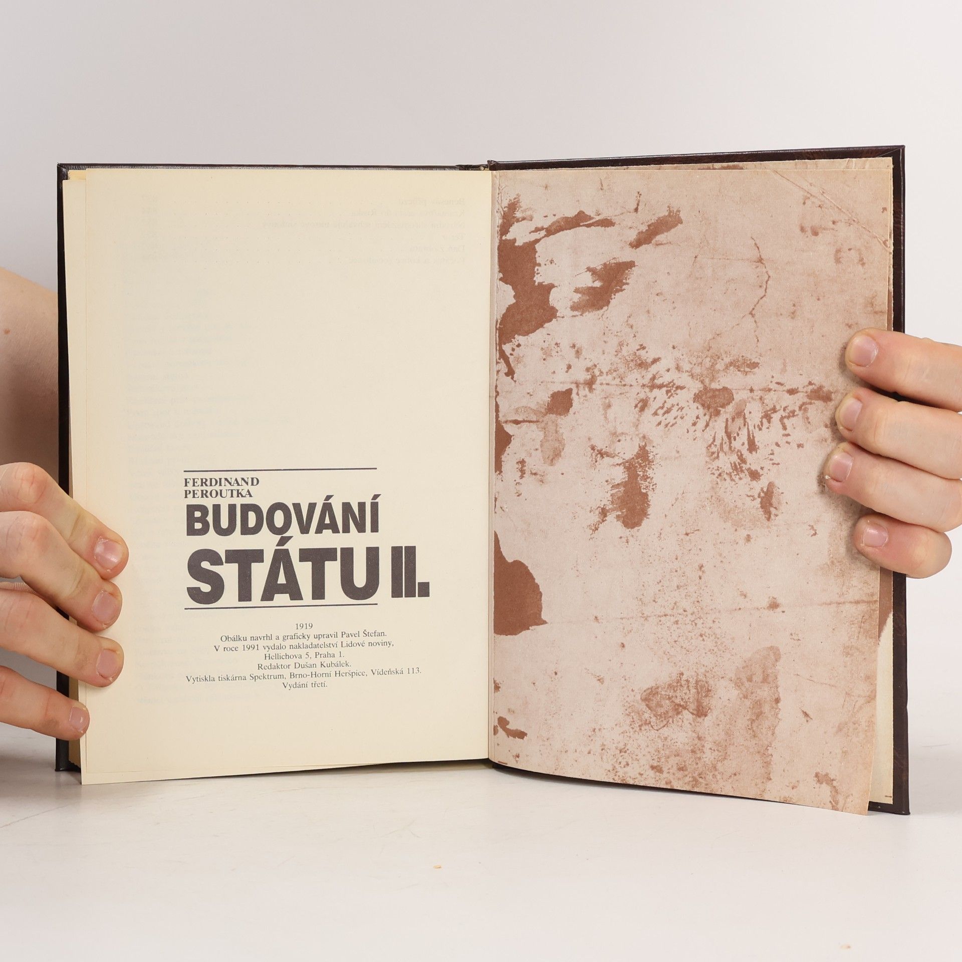 Ferdinand Peroutka Budování státu II.