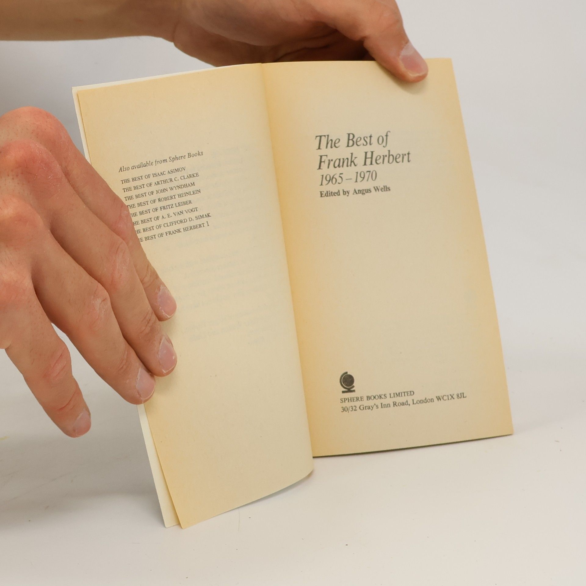 Angus Wells The Best of Frank Herbert 1965–1970
