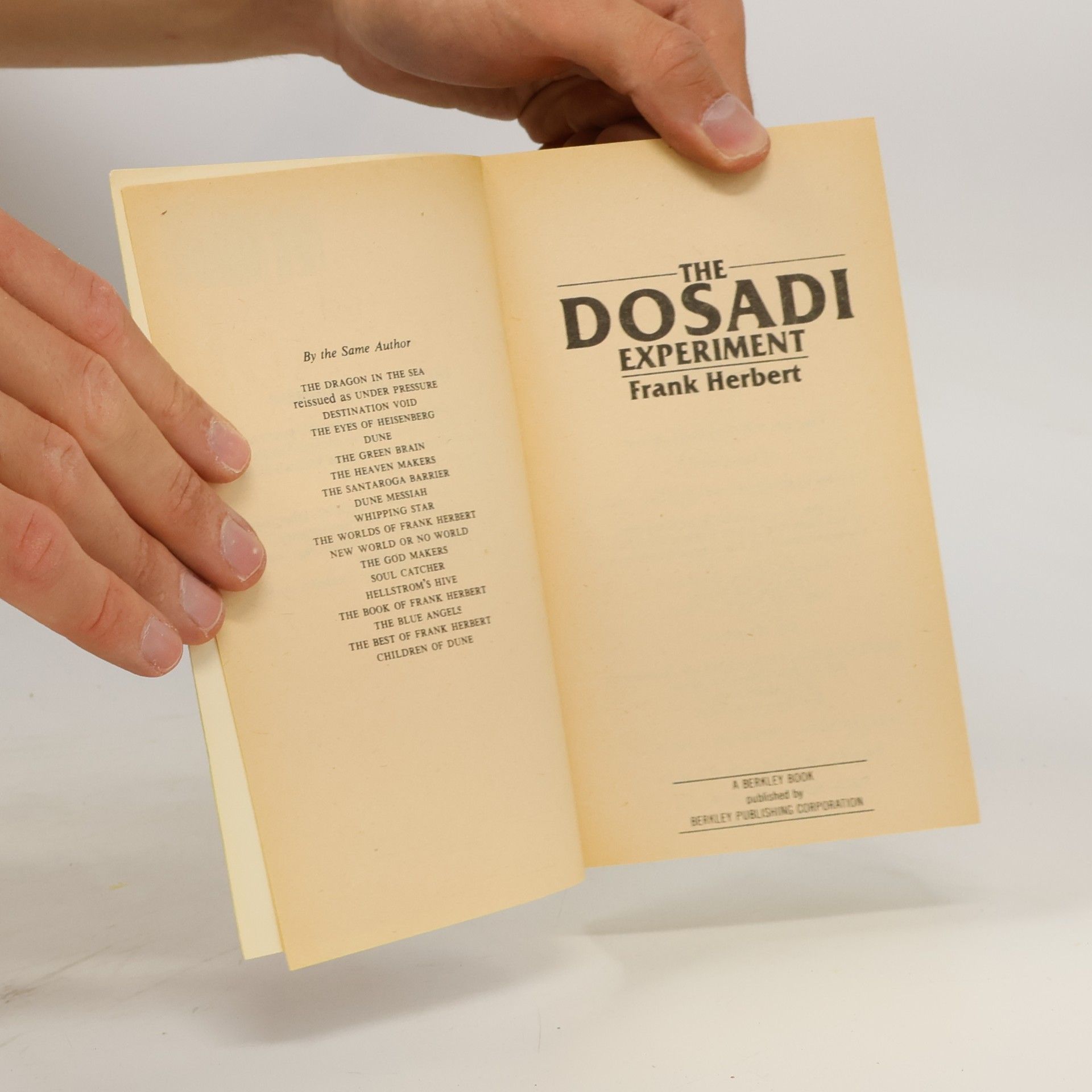 Frank Herbert The Dosadi Experiment