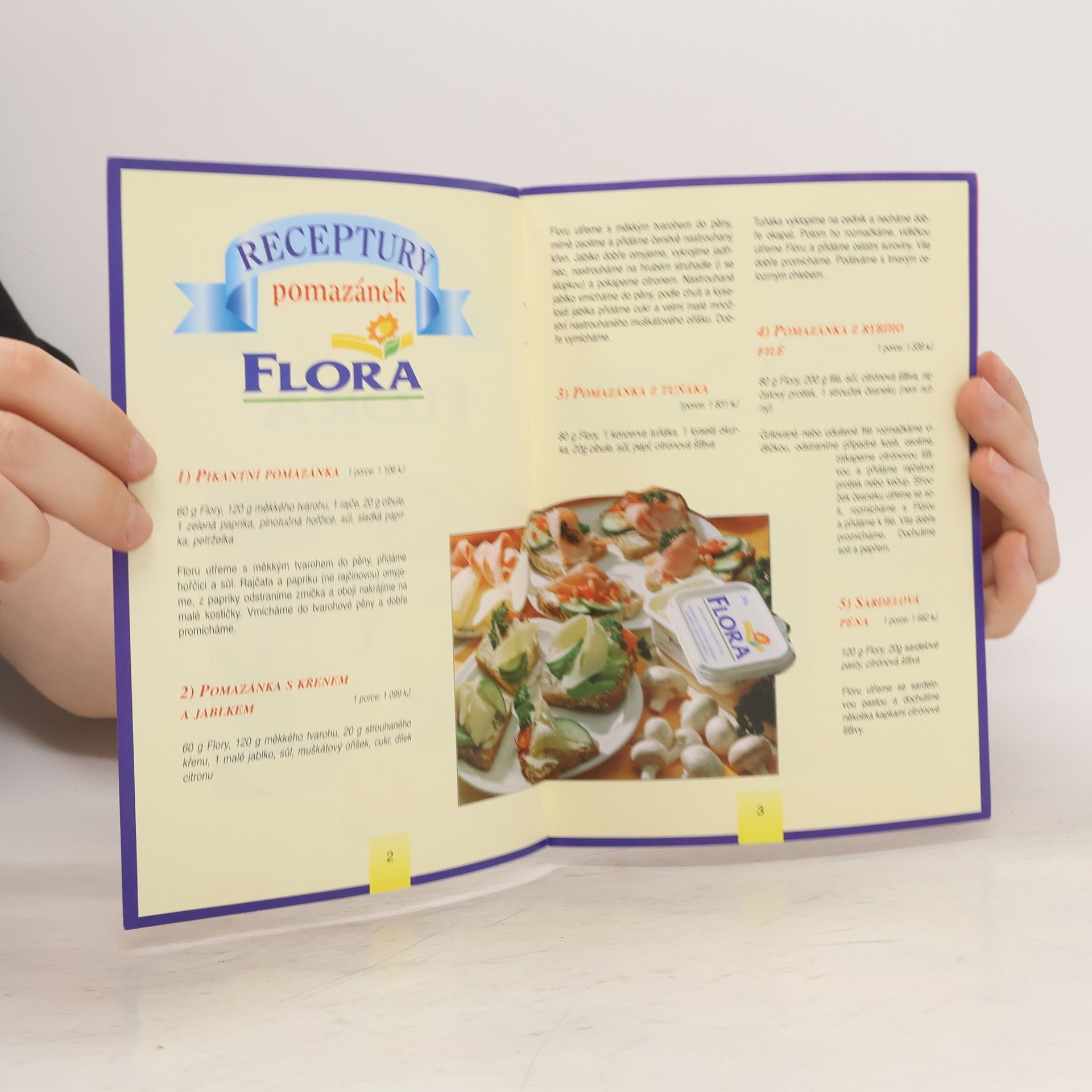 Jaroslav Plesl Receptury pomazánek Flora