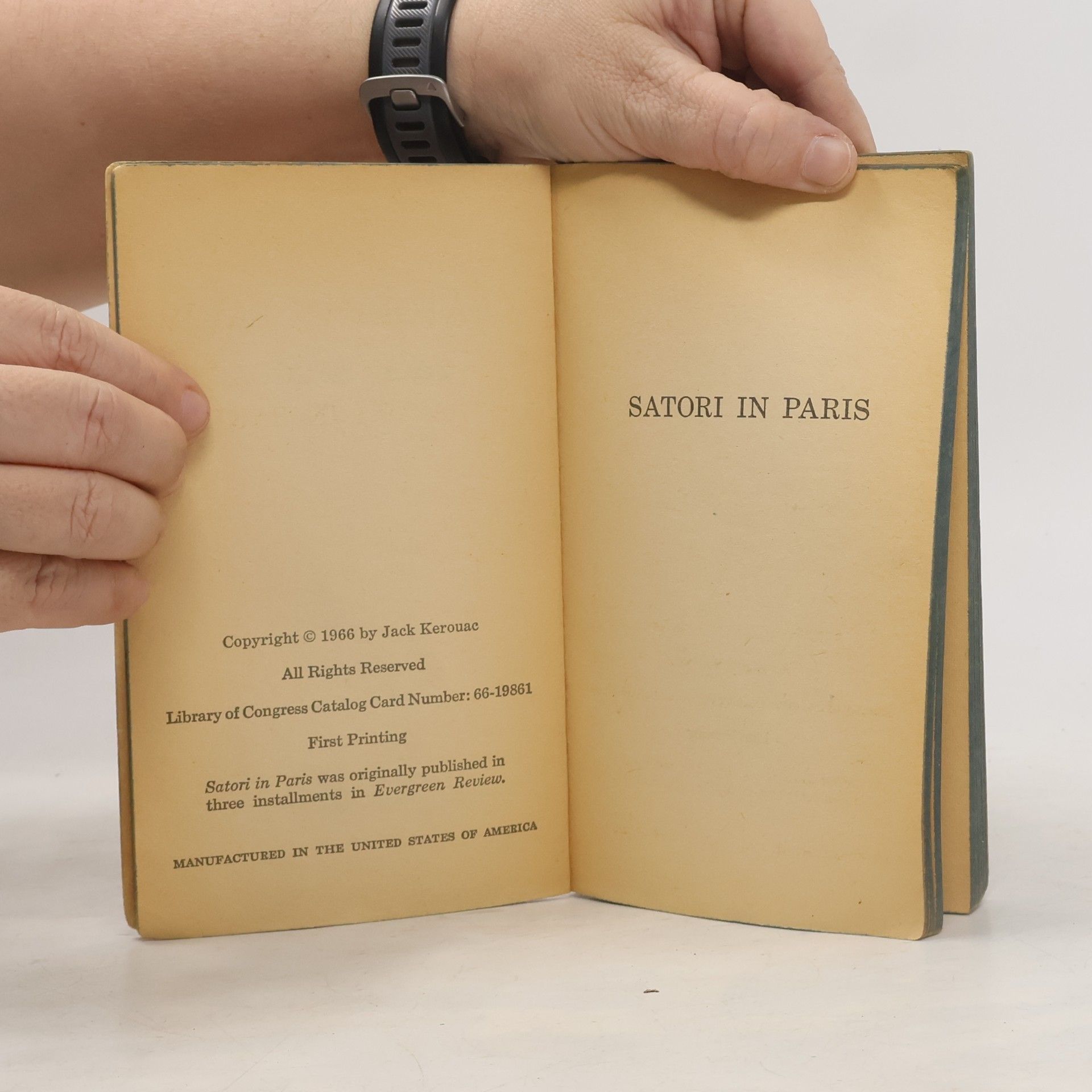 Jack Kerouac Satori in Paris