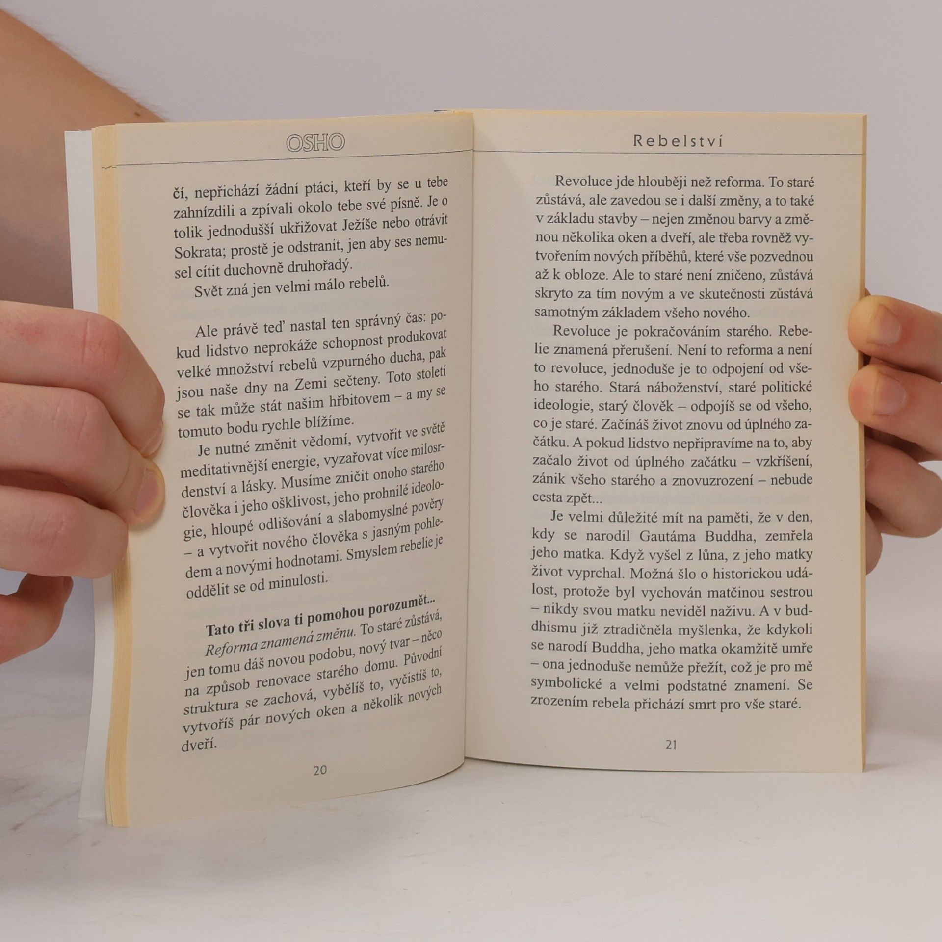 Osho Rebelství: Žijte svobodně!