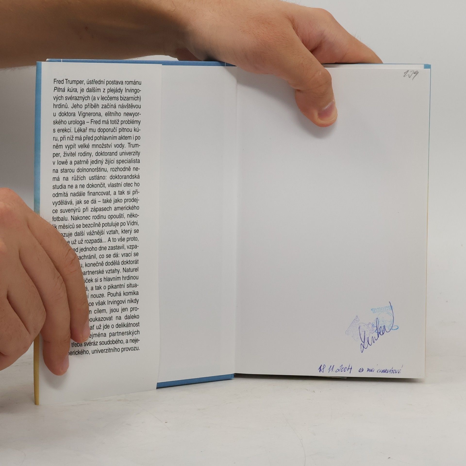 John Irving Pitná kúra