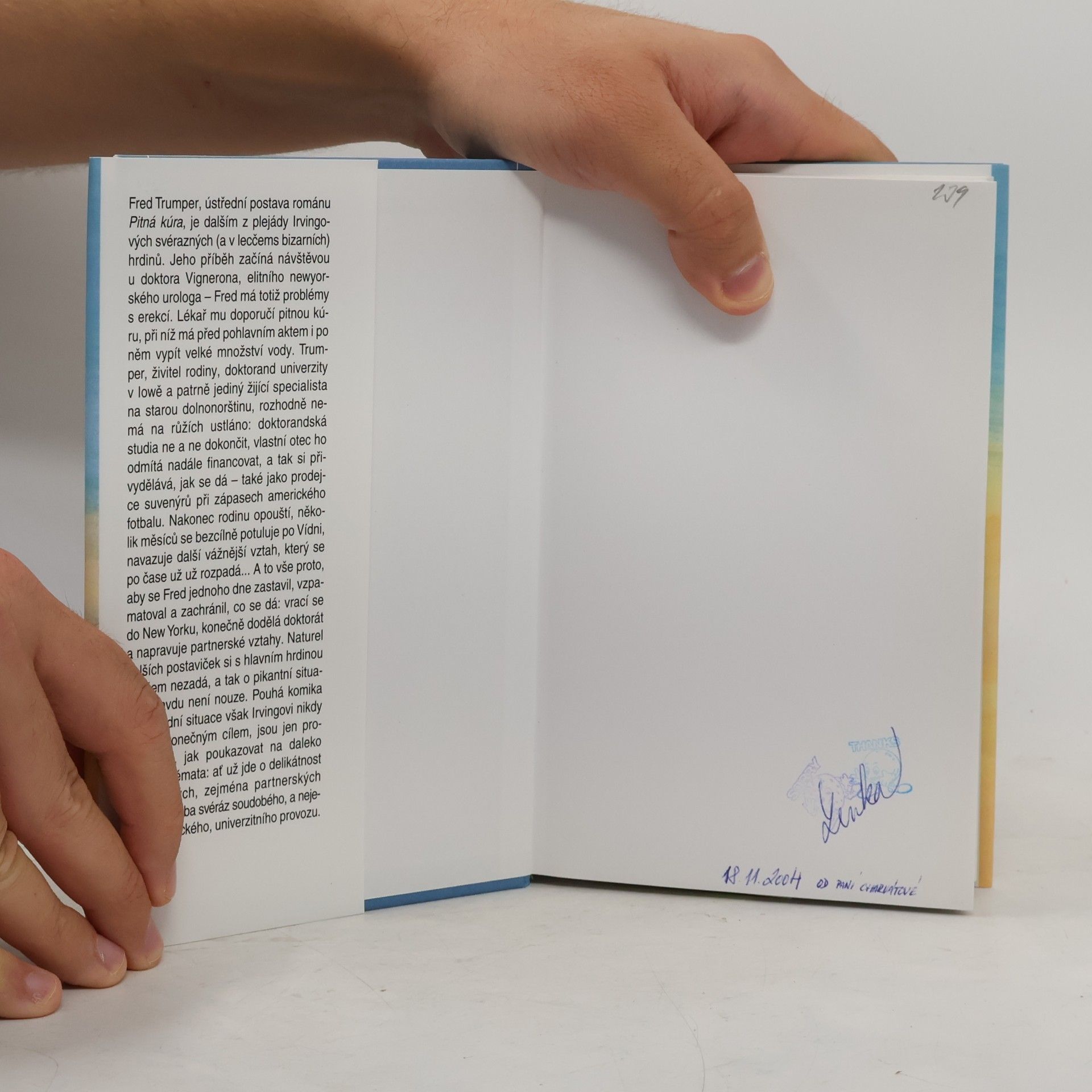 John Irving Pitná kúra