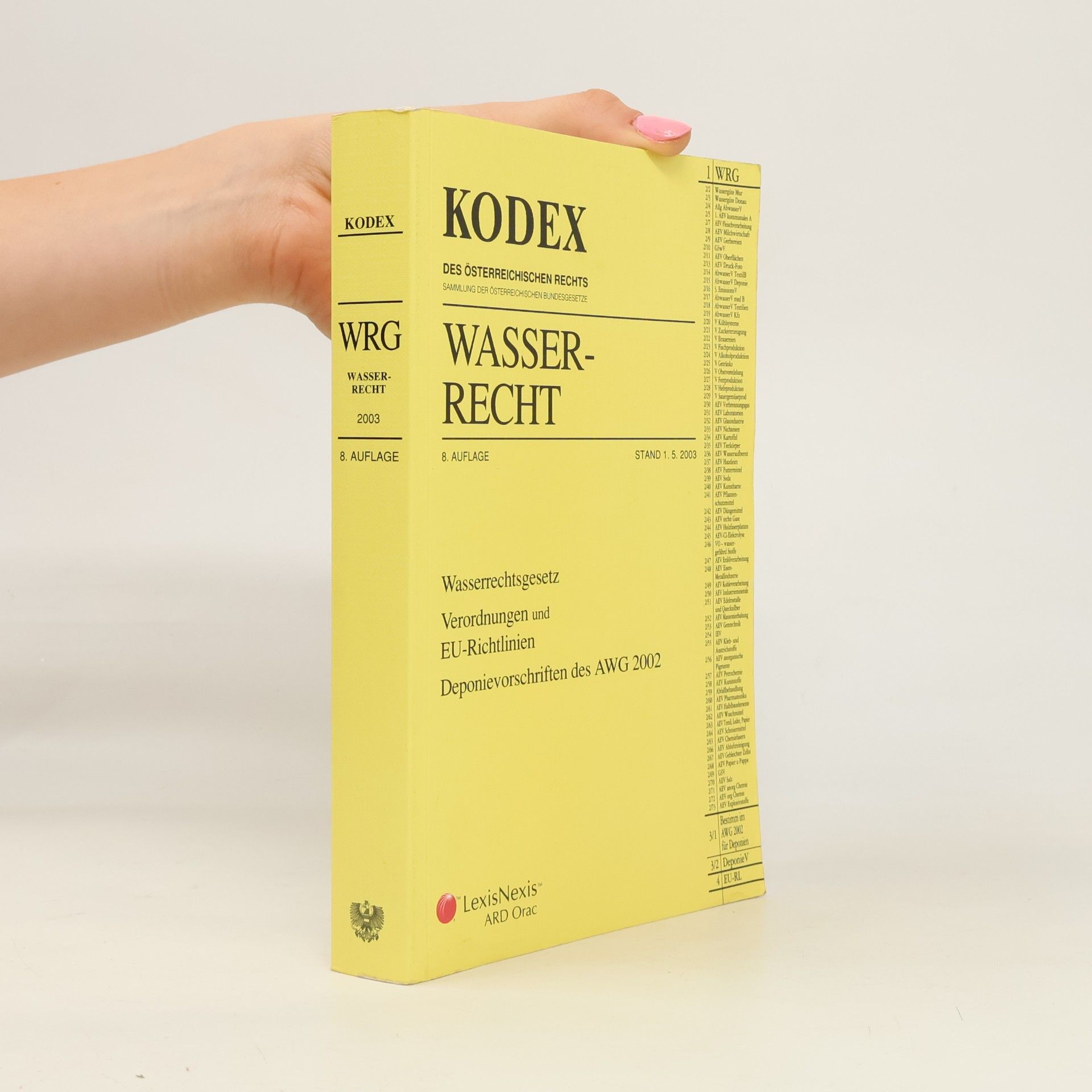 Various authors Kodex. Wasserrecht