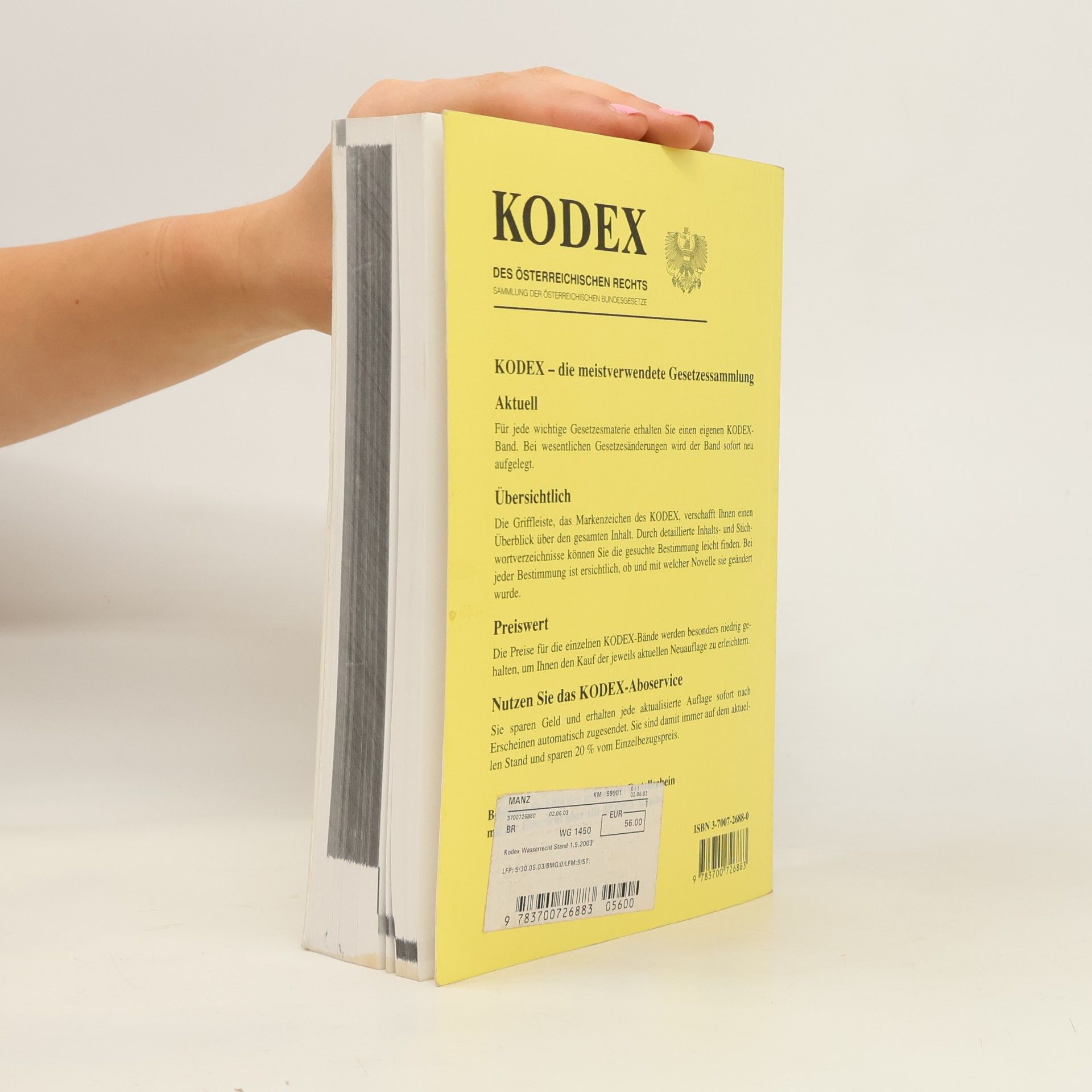 Various authors Kodex. Wasserrecht