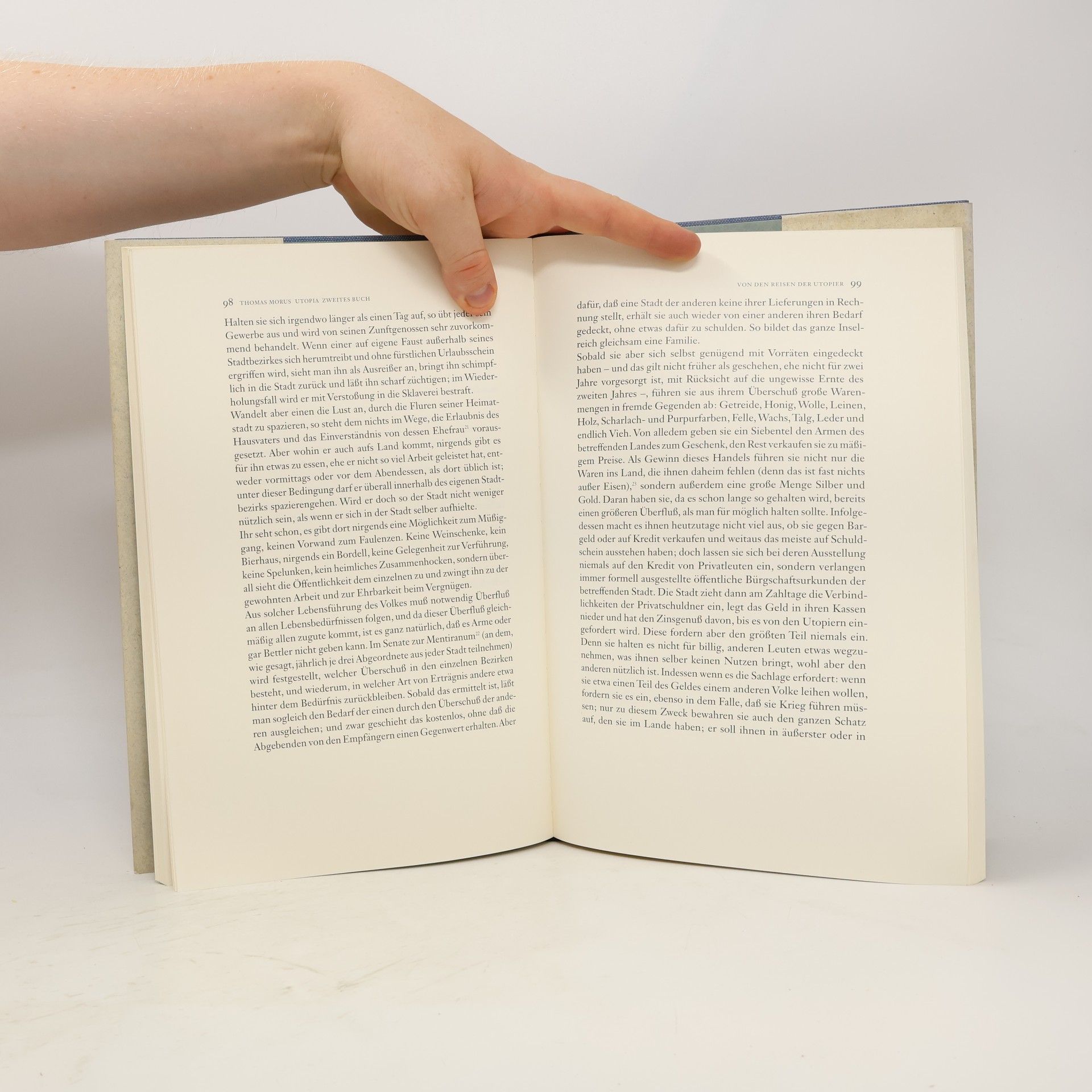 Thomas More Ein wahrhaft kostbares und ebenso bekömmliches wie kurzweiliges Buch über die beste Staatsverfassung und die neue Insel Utopia