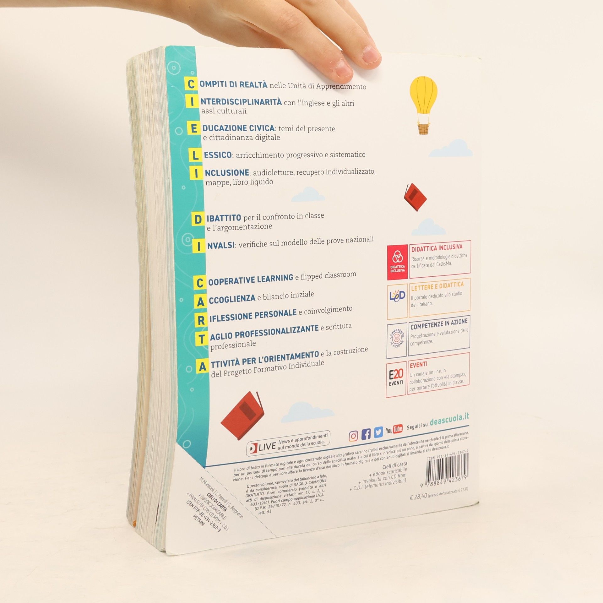 Marco Manzuoli Cieli di carta INVALSI. Per le scuole superiori. Con e-book. Con espansione online