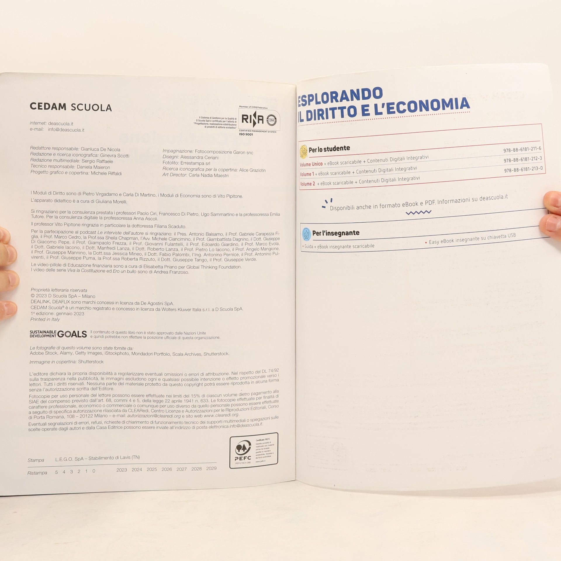 Pietro Virgadamo Esplorando il diritto e l'economia. Per le Scuole superiori. Con espansione online